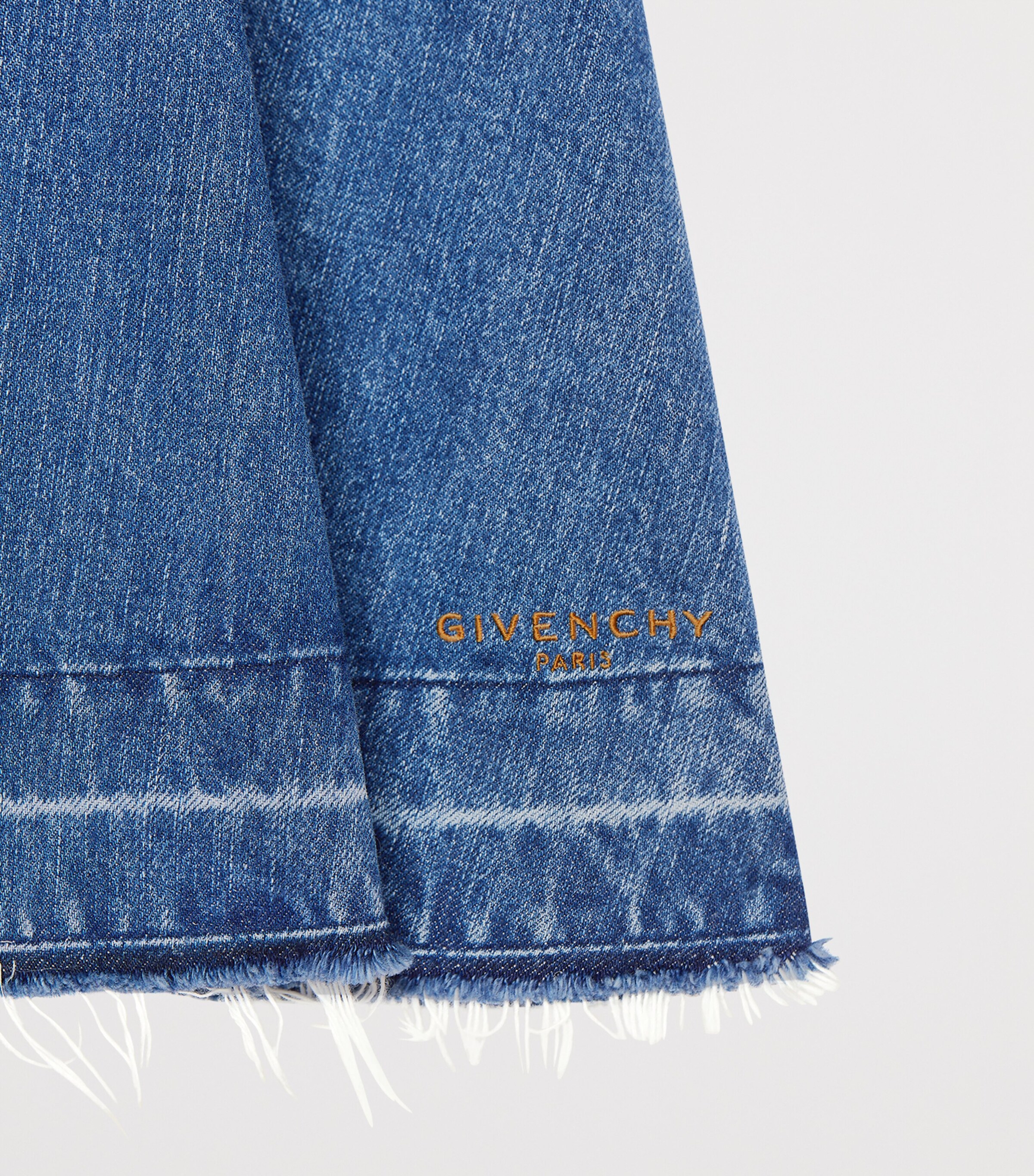 Givenchy Womens Denim Mini Dress Medium Blue Image 4