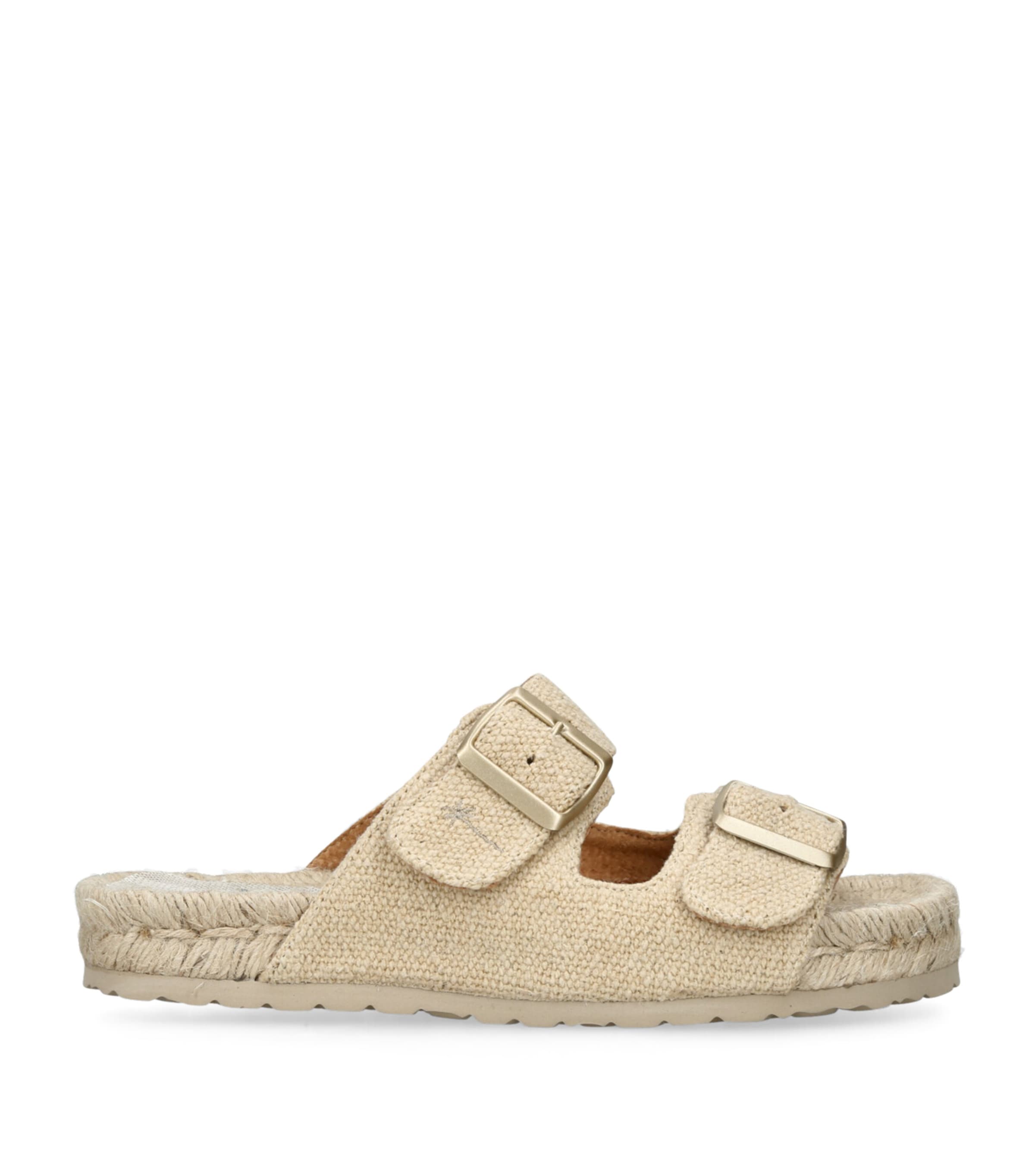 Manebi Hamptons Nordic Sandals Camel Image 1
