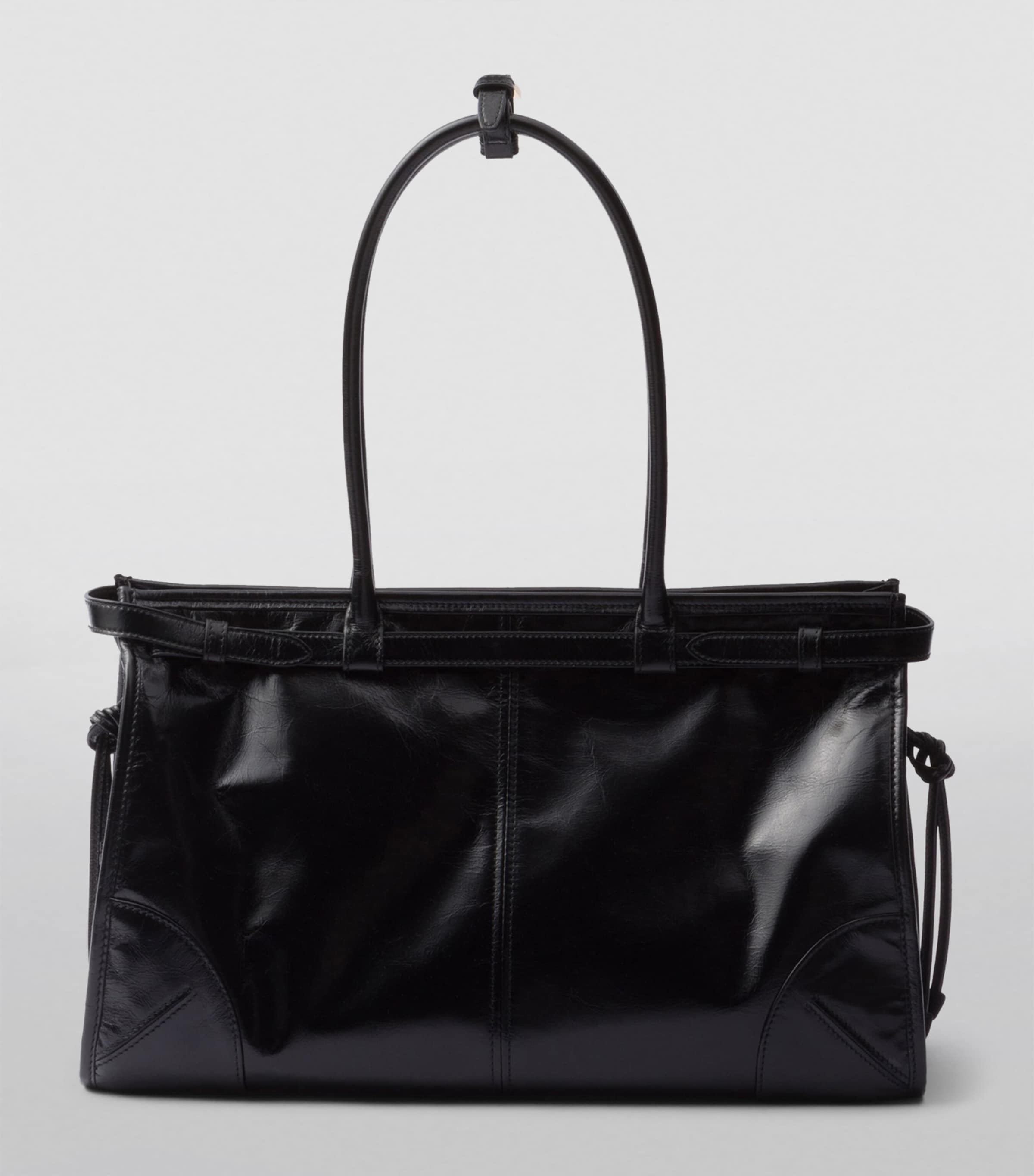 Large Leather Bonnie Top-Handle Bag F0002 Image 3