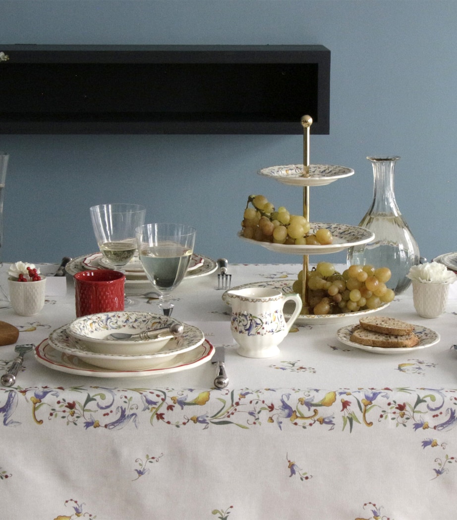 Toscana Cereal Bowls (Set of 4) WHITE, BLUE, YELLOW Image 2