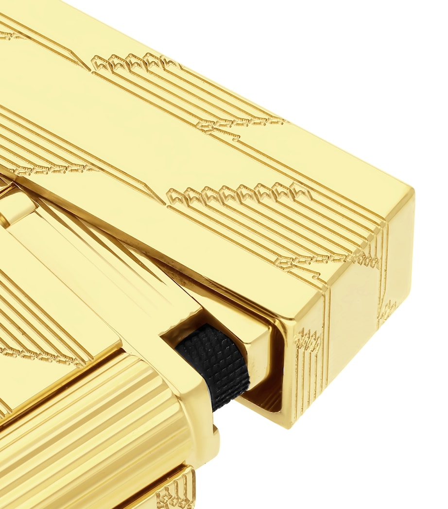 Monogram 1872 Guilloche Ligne 2 Lighter GOLD Image 2