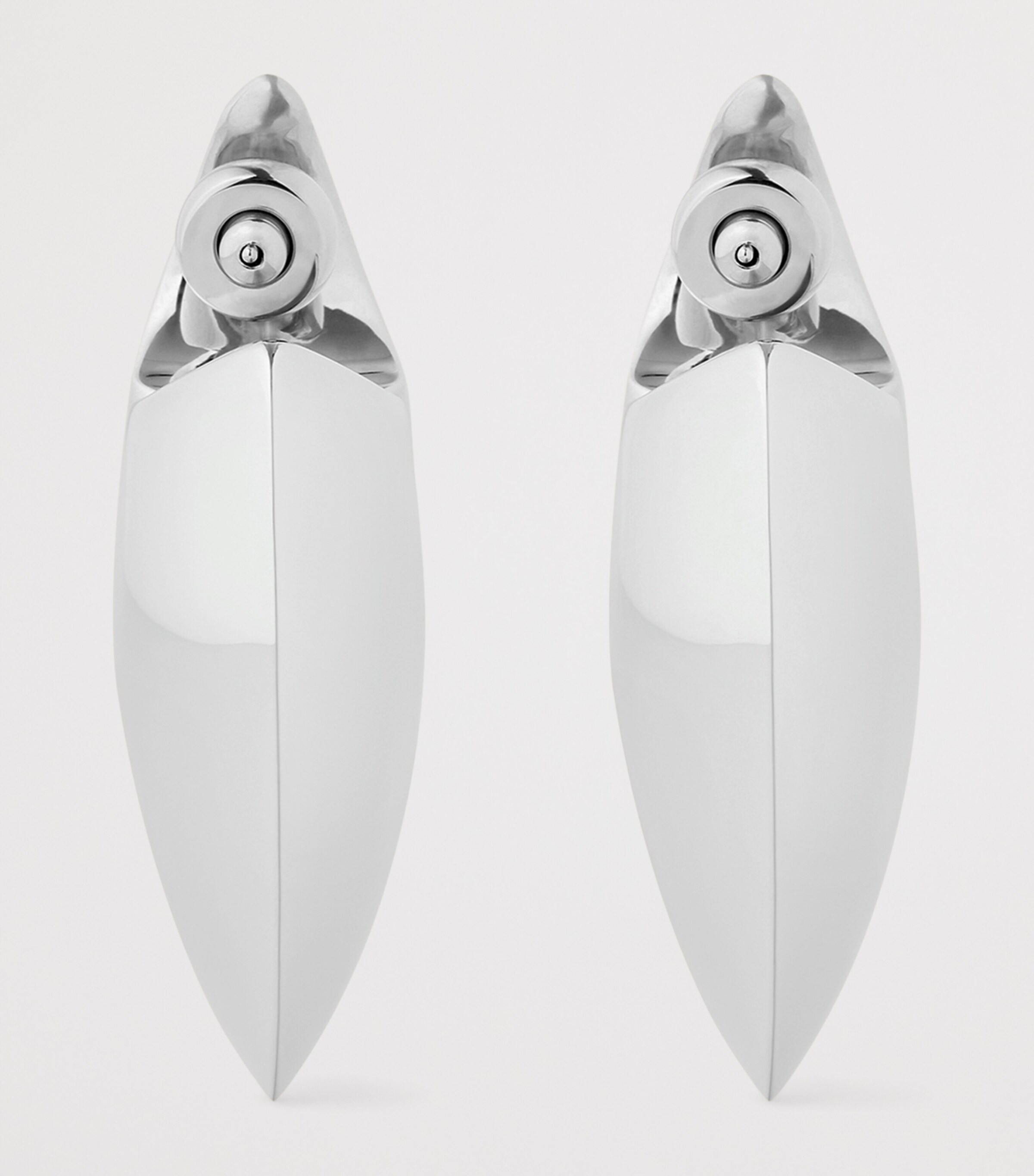 Cocoon Earrings SILVERY Image 2