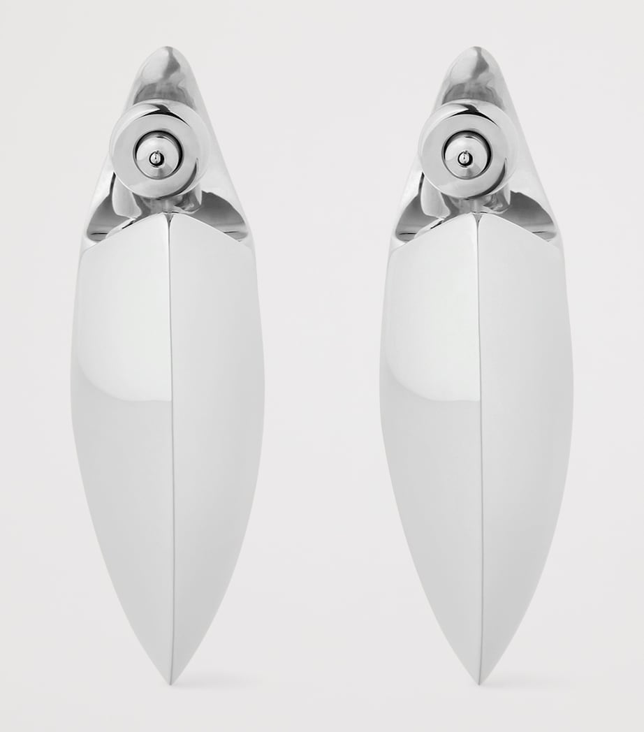 Cocoon Earrings SILVERY Image 2