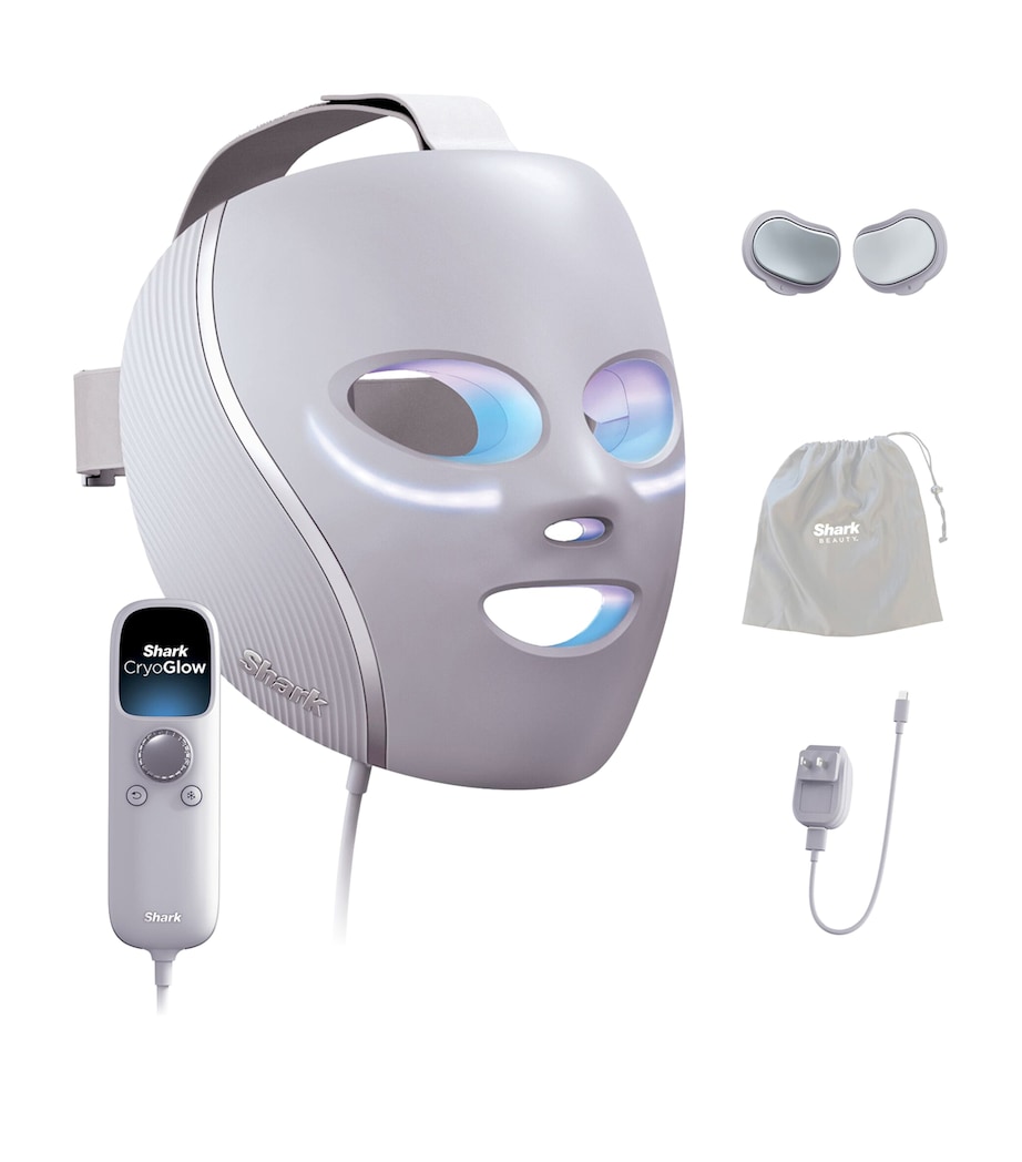 Shark CryoGlow Under-Eye Cooling + LED Anti-Ageing & Blemish Repair Mask Set Lilac Chill Image 3