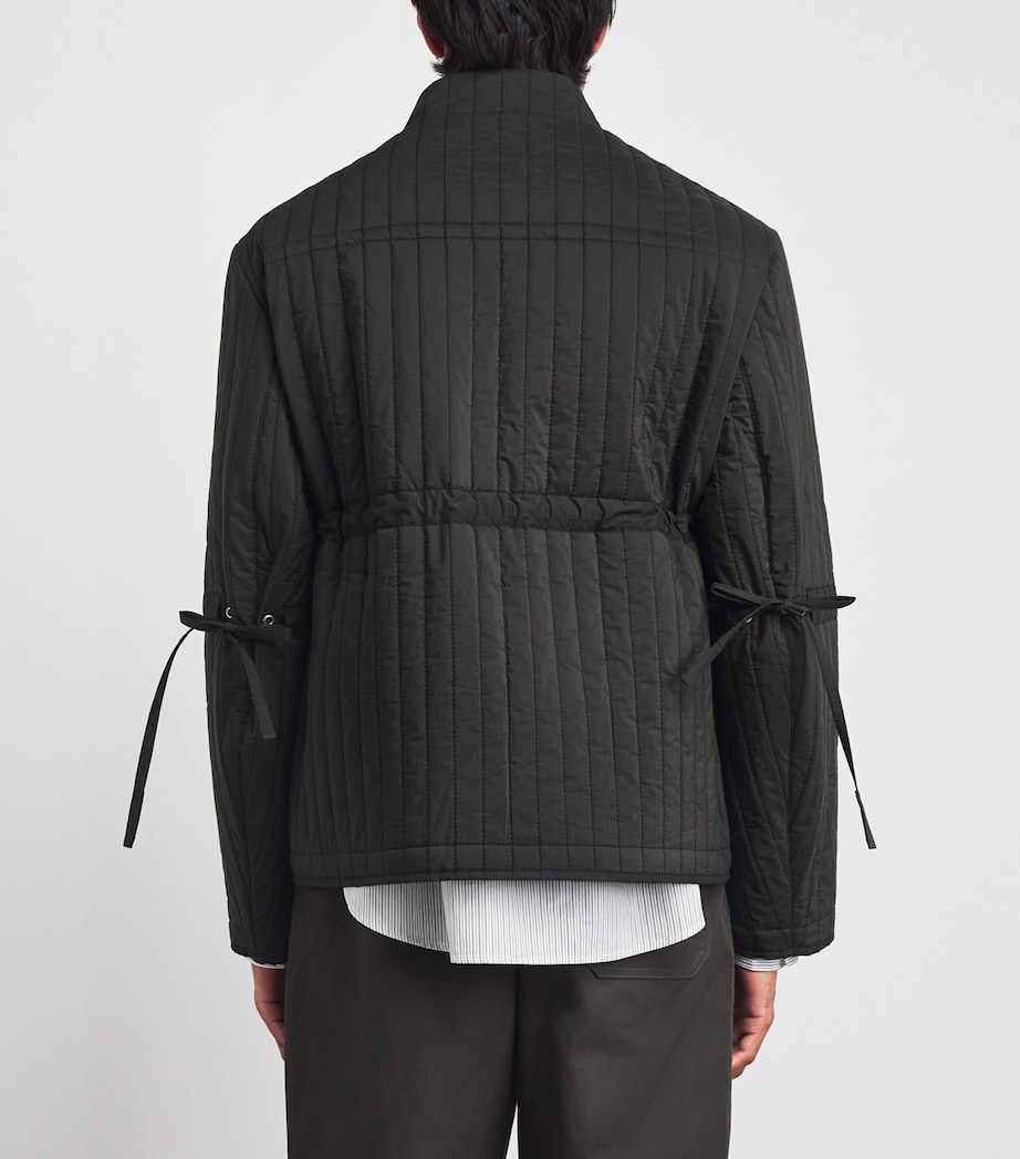 Craig Green Mens Reversible Quilted Worker Jacket Charcoal Image 5
