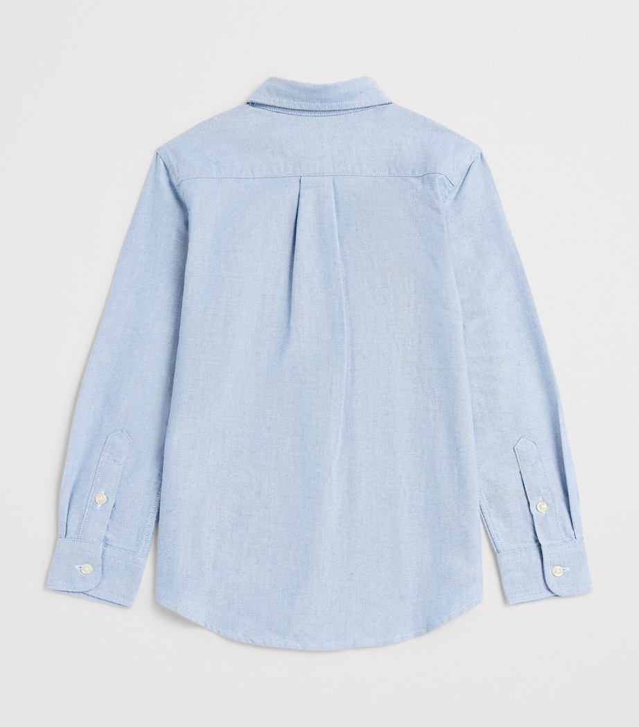 Ralph Lauren Kids Cotton Polo Pony Shirt (3-7 Years) Blue Image 2