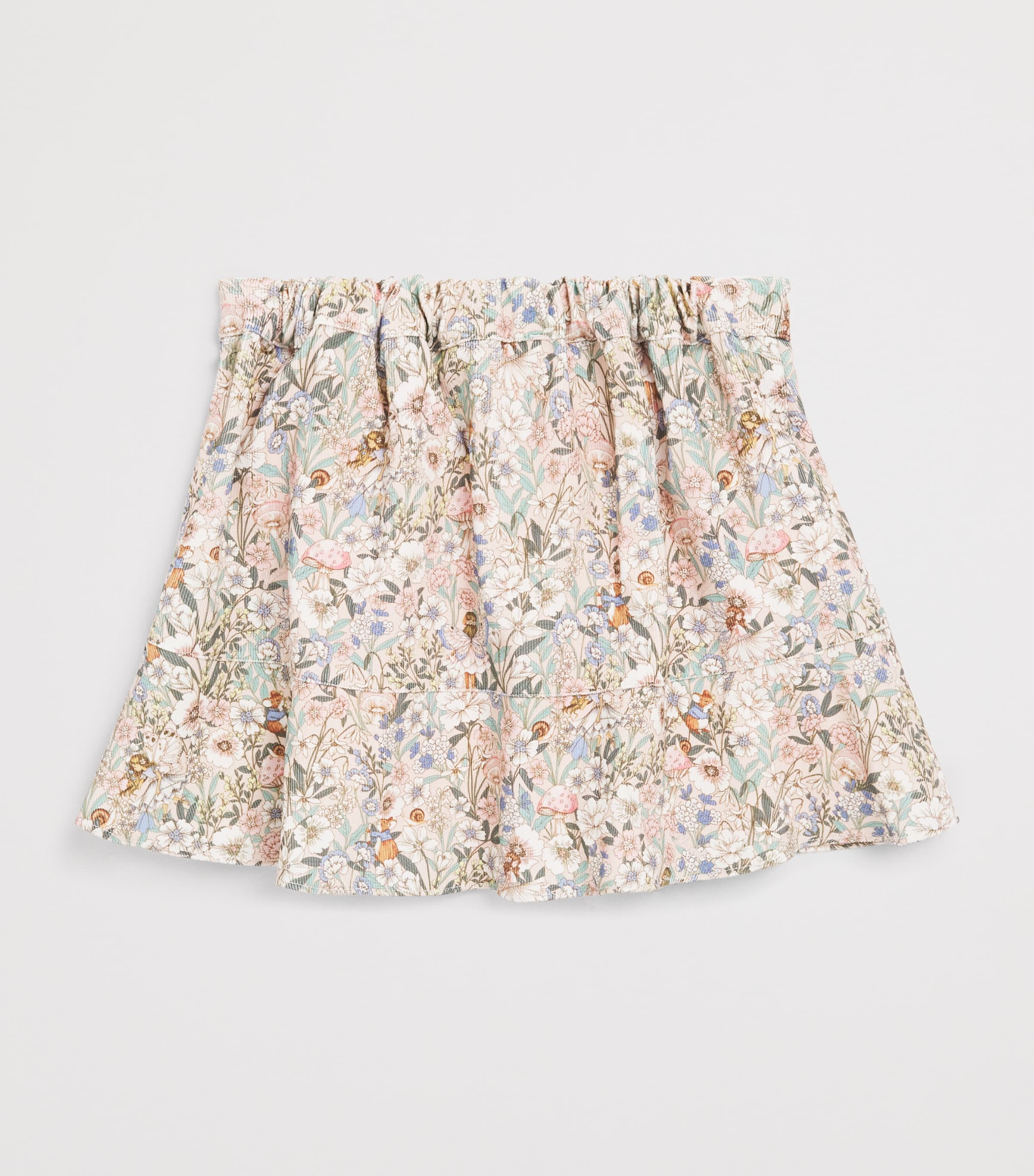 Harrods Floral Print Skirt (2-8 Years) Pink Image 2