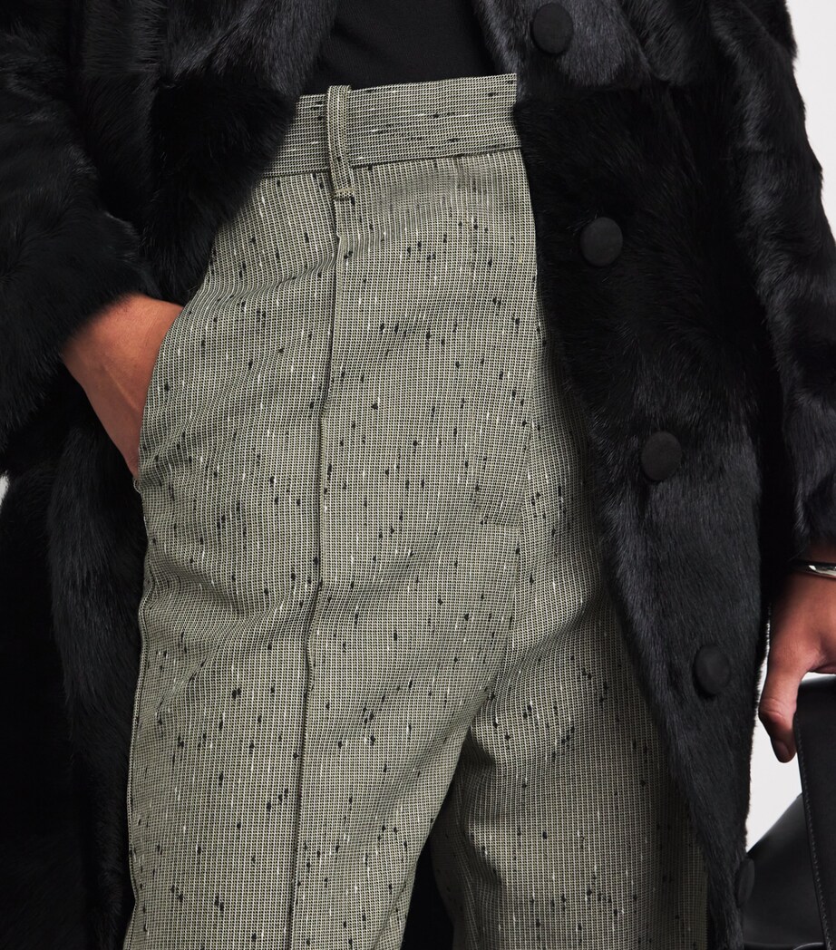 Slubbed Noma Straight Trousers KHAKI MARLE D70 Image 6