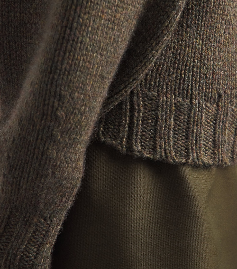 Khaite Womens Cashmere Gemma Sweater Artichoke Image 3