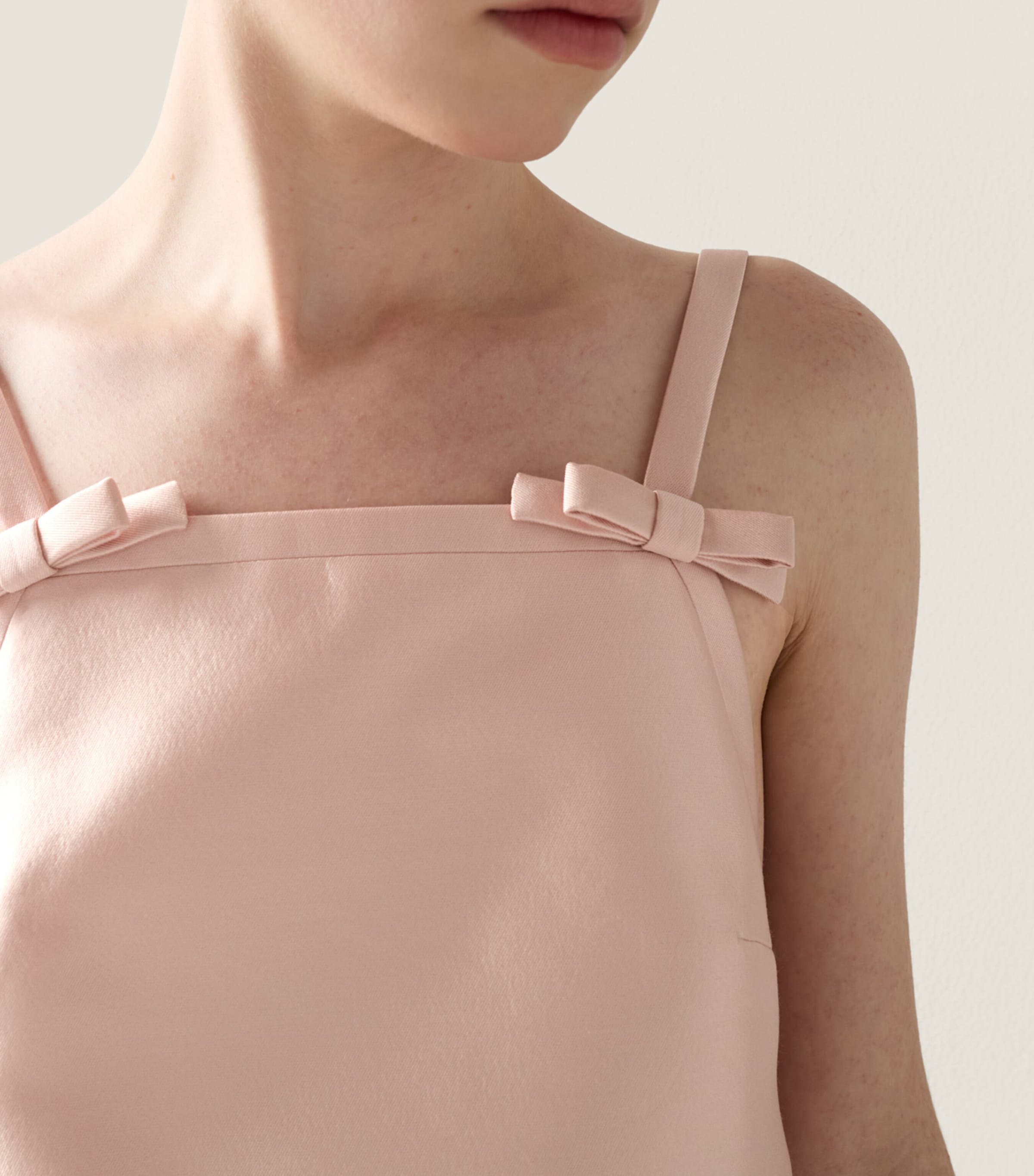 Miu Miu Womens Silk-Wool Mini Dress Image 6