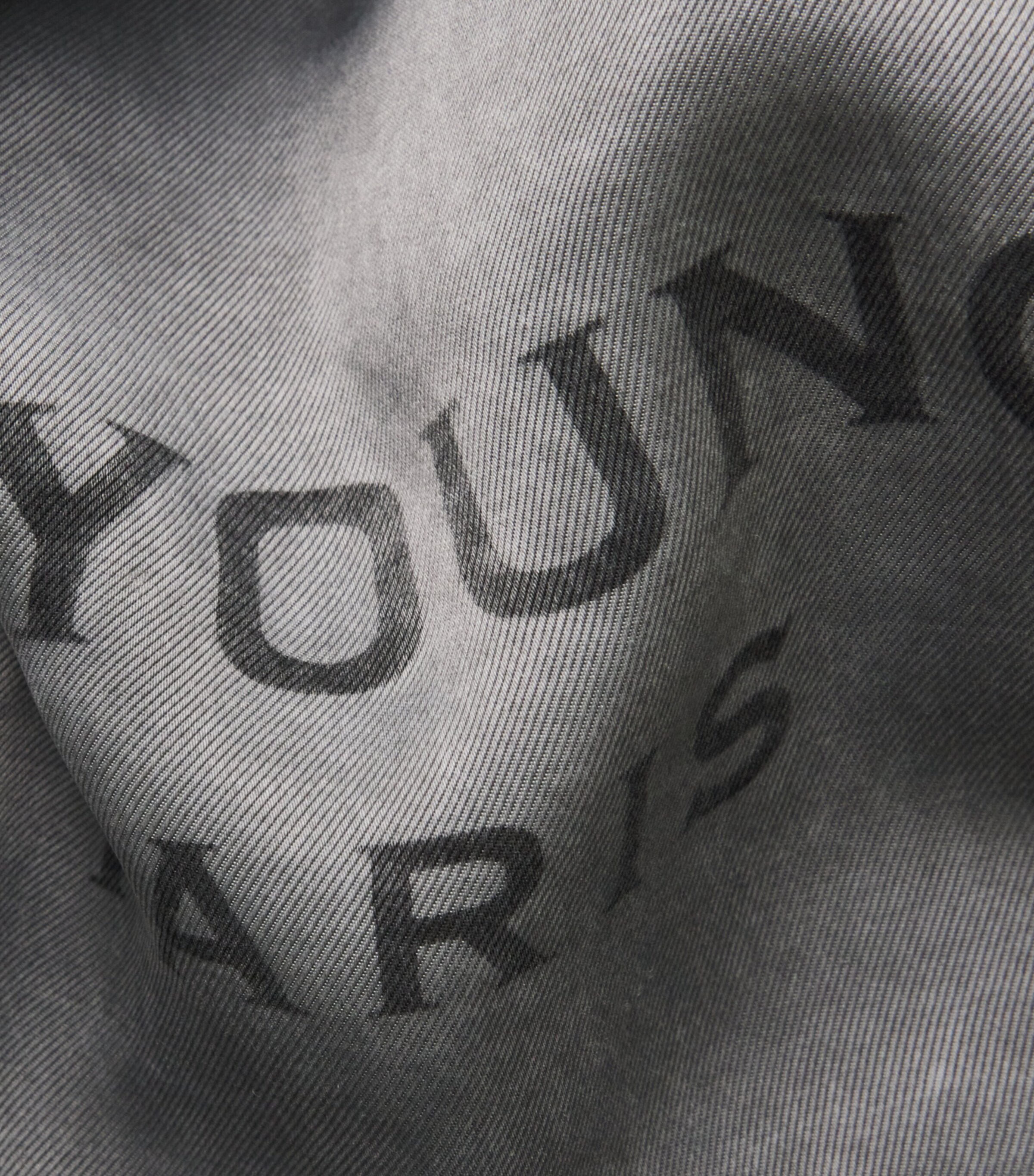 Wooyoungmi Mens Cotton Faded Logo Bomber Jacket Grey Image 8