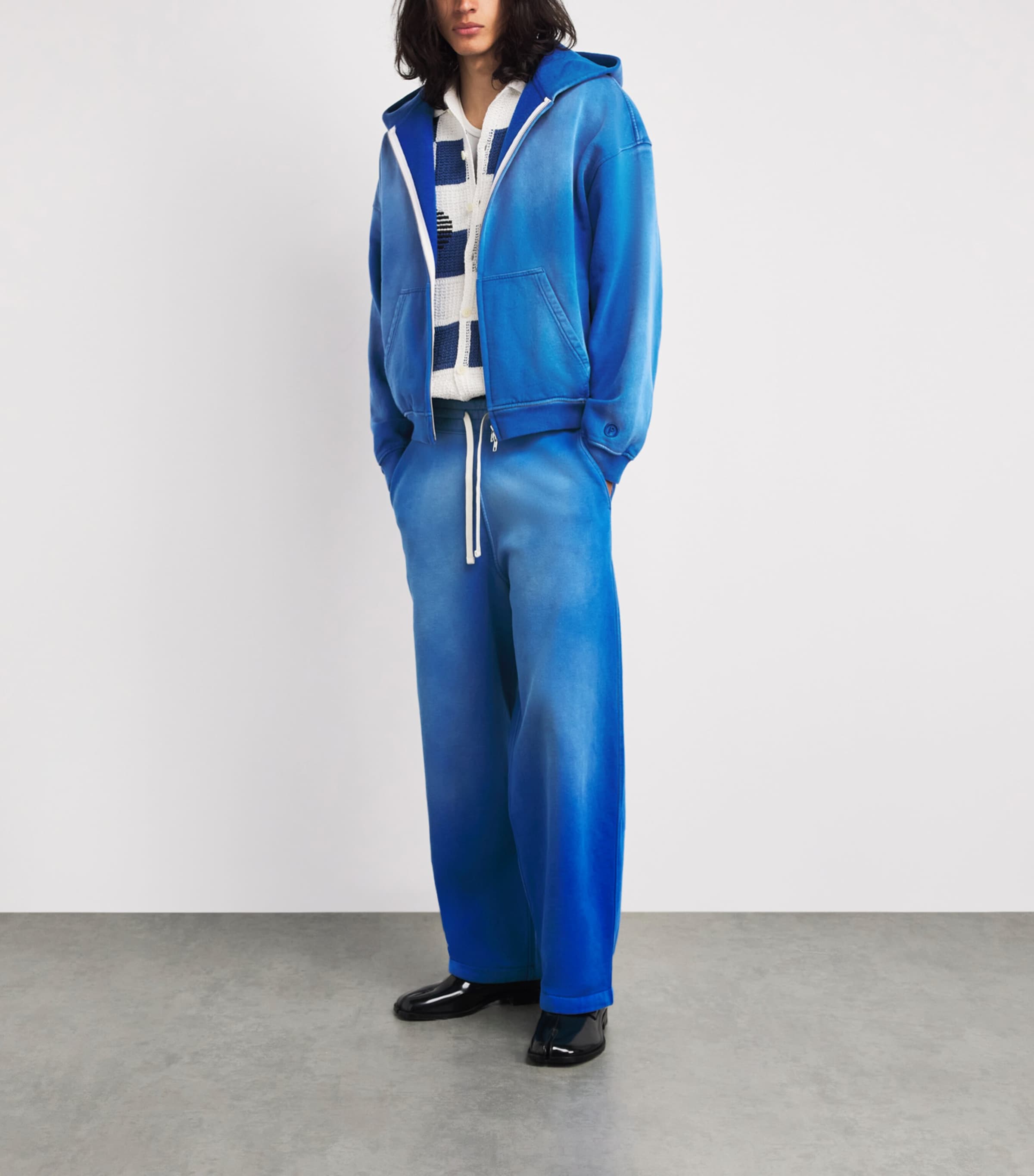 Picante Mens Organic Cotton Everyday Sweatpants Royal Blue Image 2