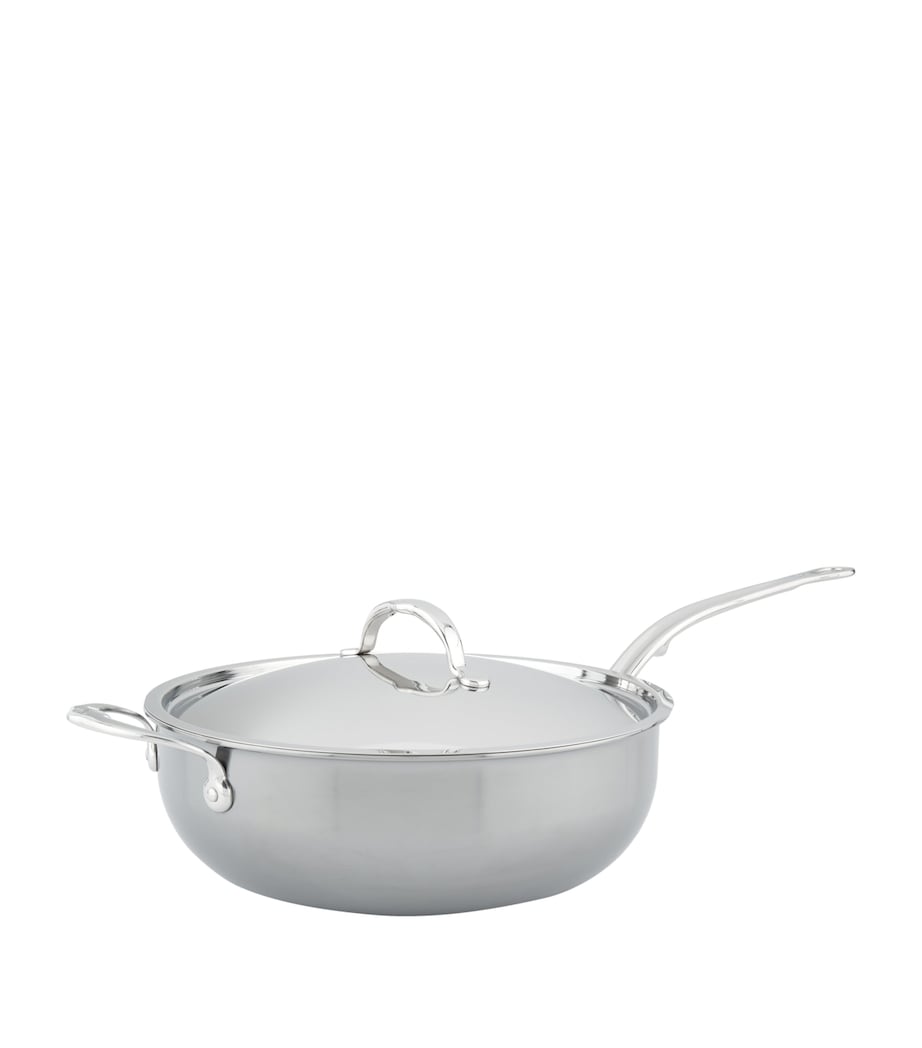 Hestan NanoBond Essential Pan with Helper Handle (28cm) Stainless Image 1