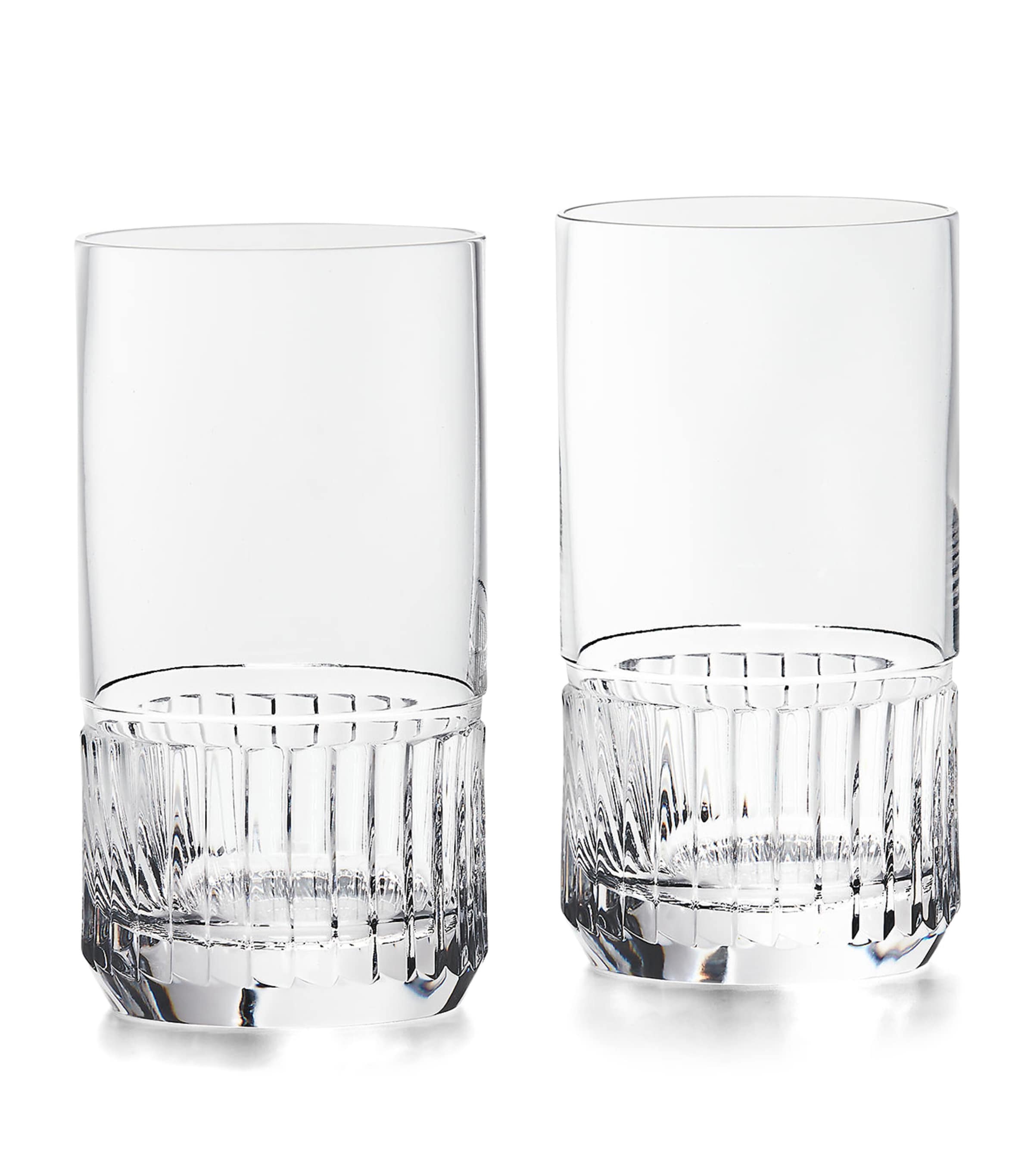 Shop Ralph Lauren Set Of 2 Stirling Highball Glasses In Clear