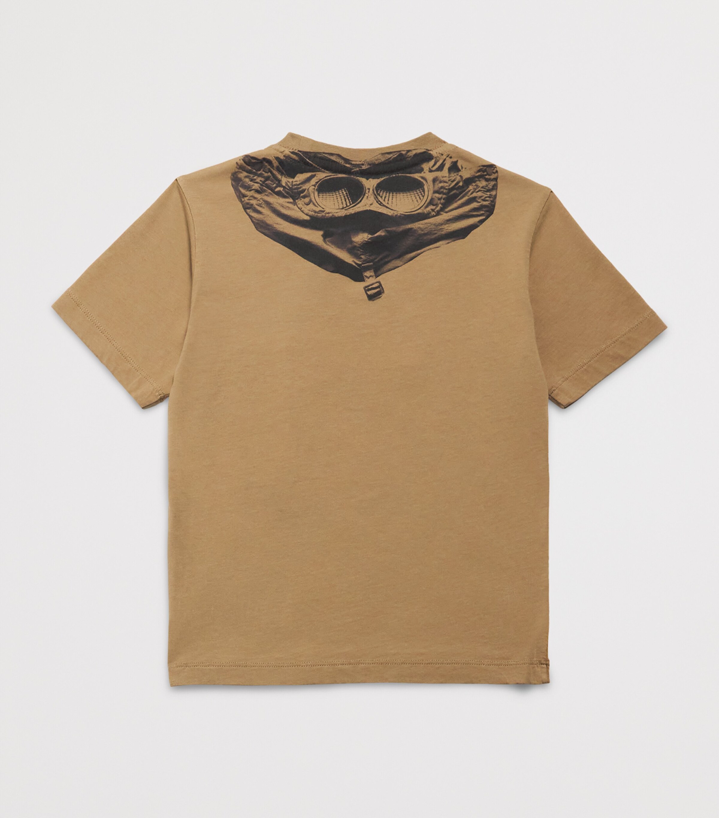 C.P. Company Kids Cotton Logo T-Shirt (4-14 Years) Tan Image 2