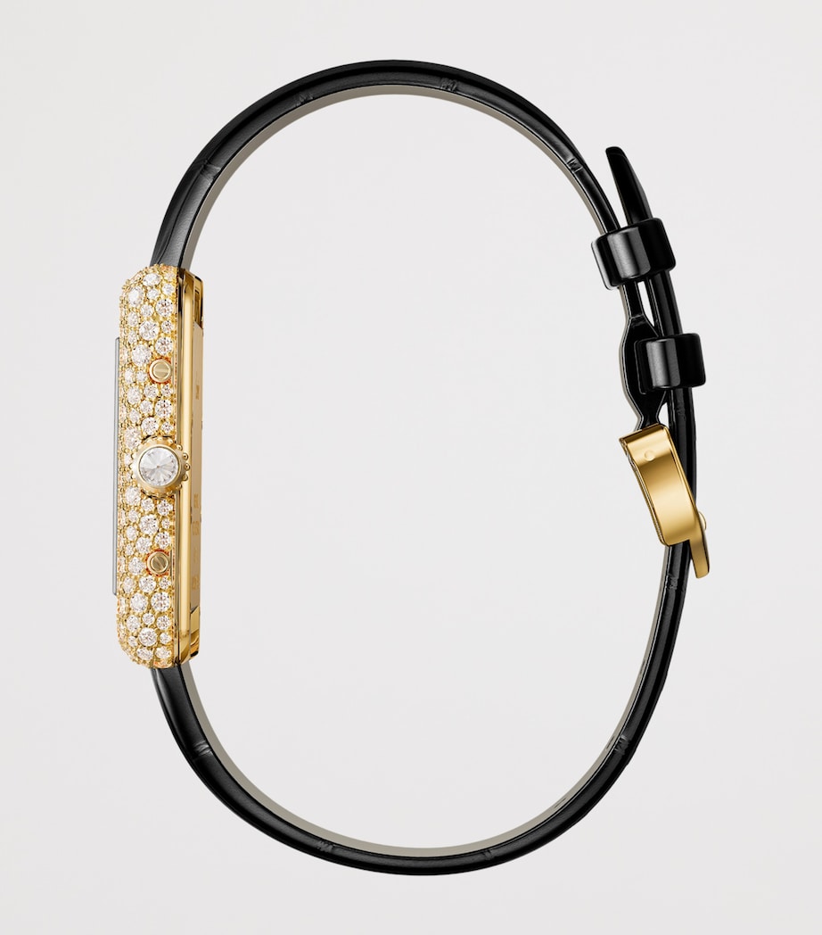 Cartier Yellow Gold and Diamond Tank Louis Cartier Watch 22mm Yellow Gold Image 5