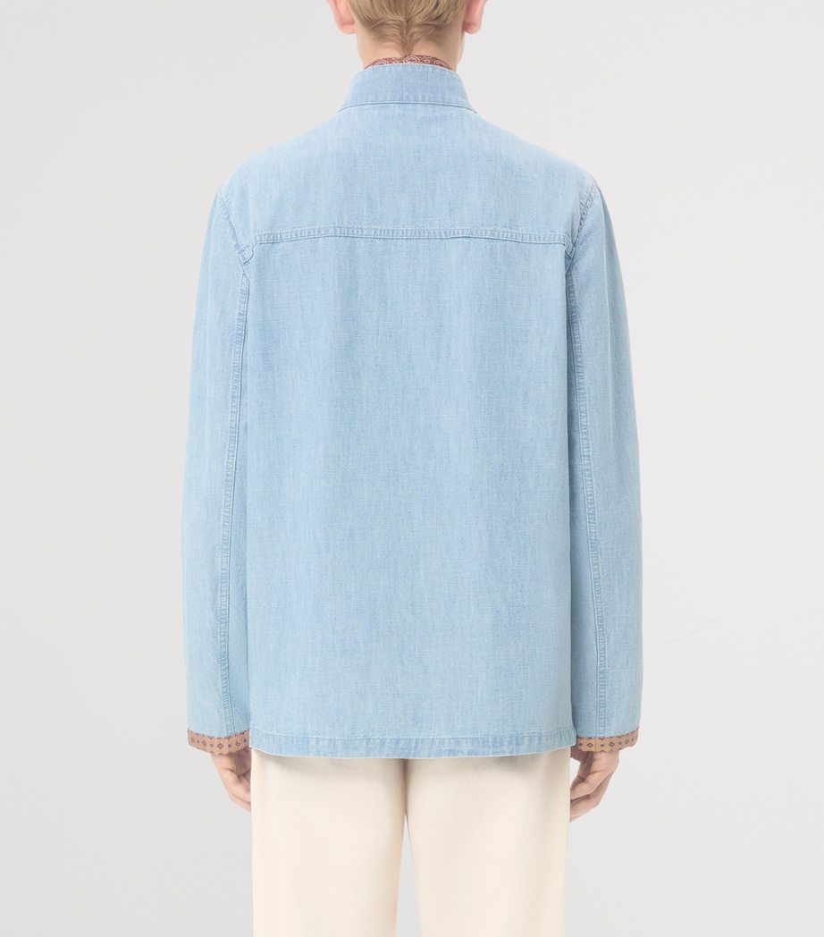 Denim Safari Jacket 508 Image 4