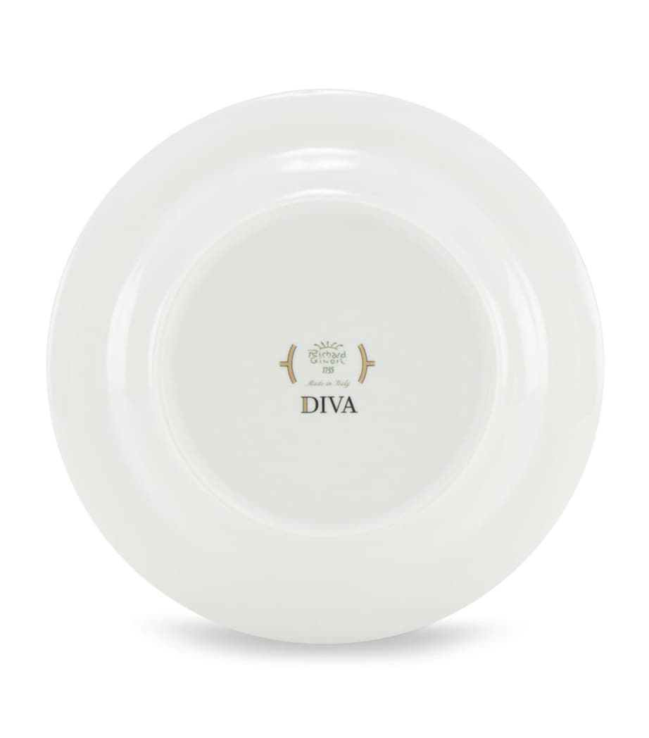 Porcelain Colonna Diva Giallo Soup Plate (24cm) G00134901 Image 3