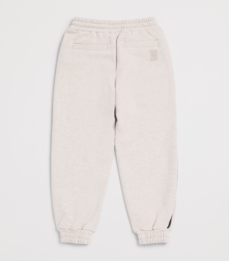 Eleventy Kids Cotton-Cashmere Drawstring Sweatpants (2-16 Years) Bei M Mel/antr Image 2