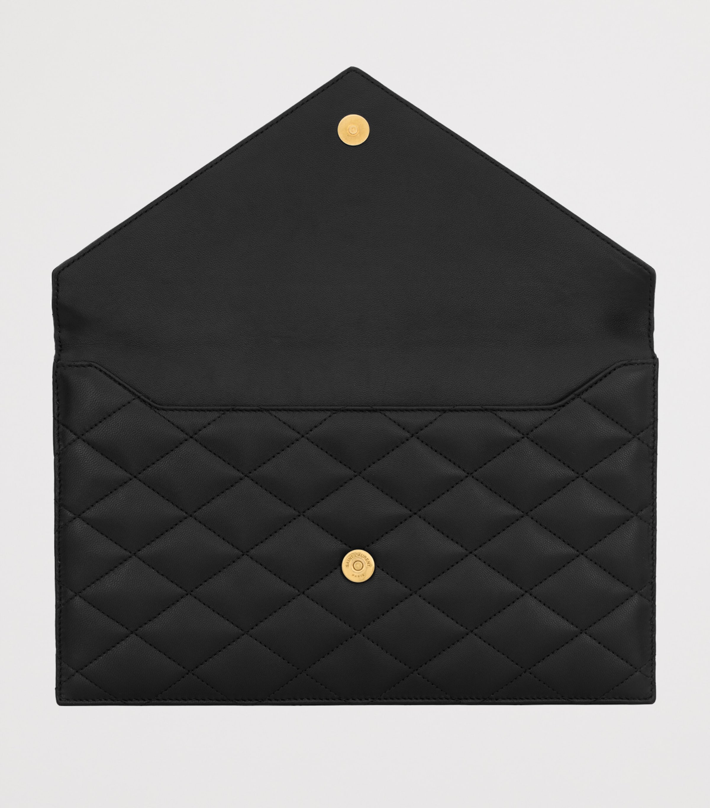 Saint Laurent Quilted Paris Pouch Image 4