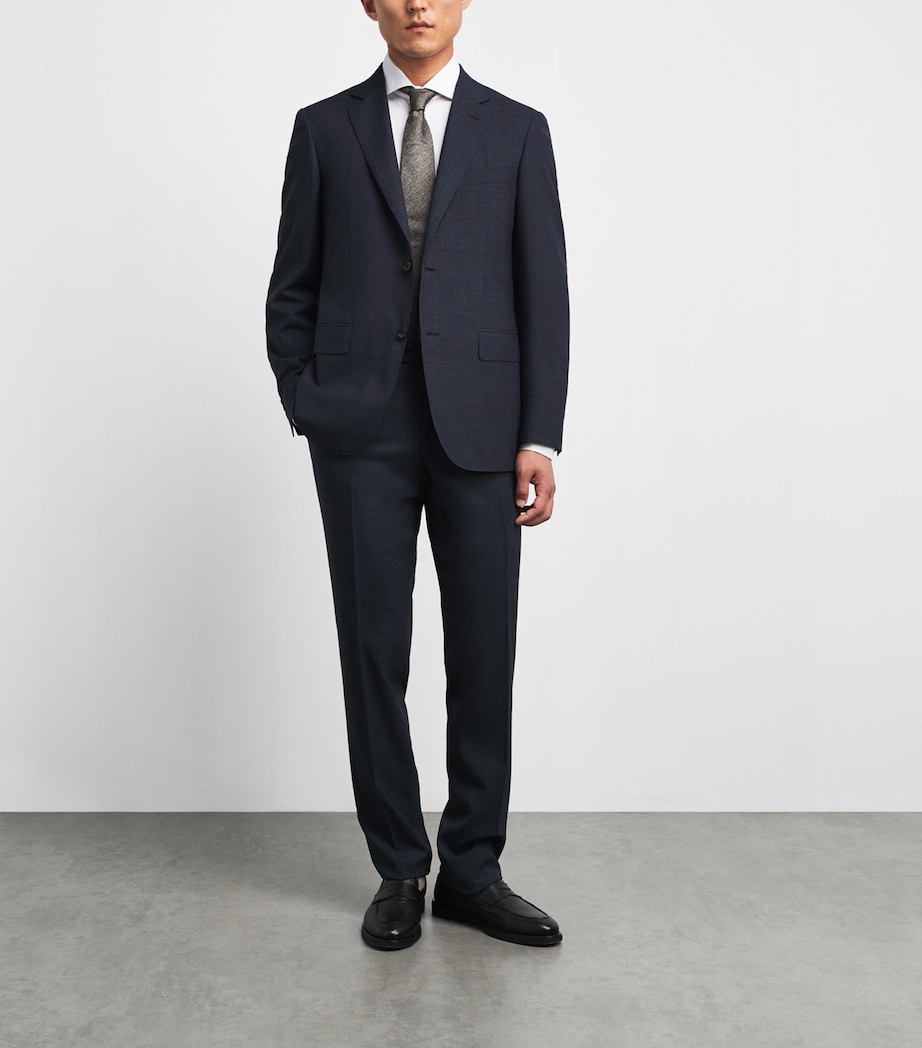Barba Napoli Mens Stretch-Cotton Poplin Slim Shirt White Image 2