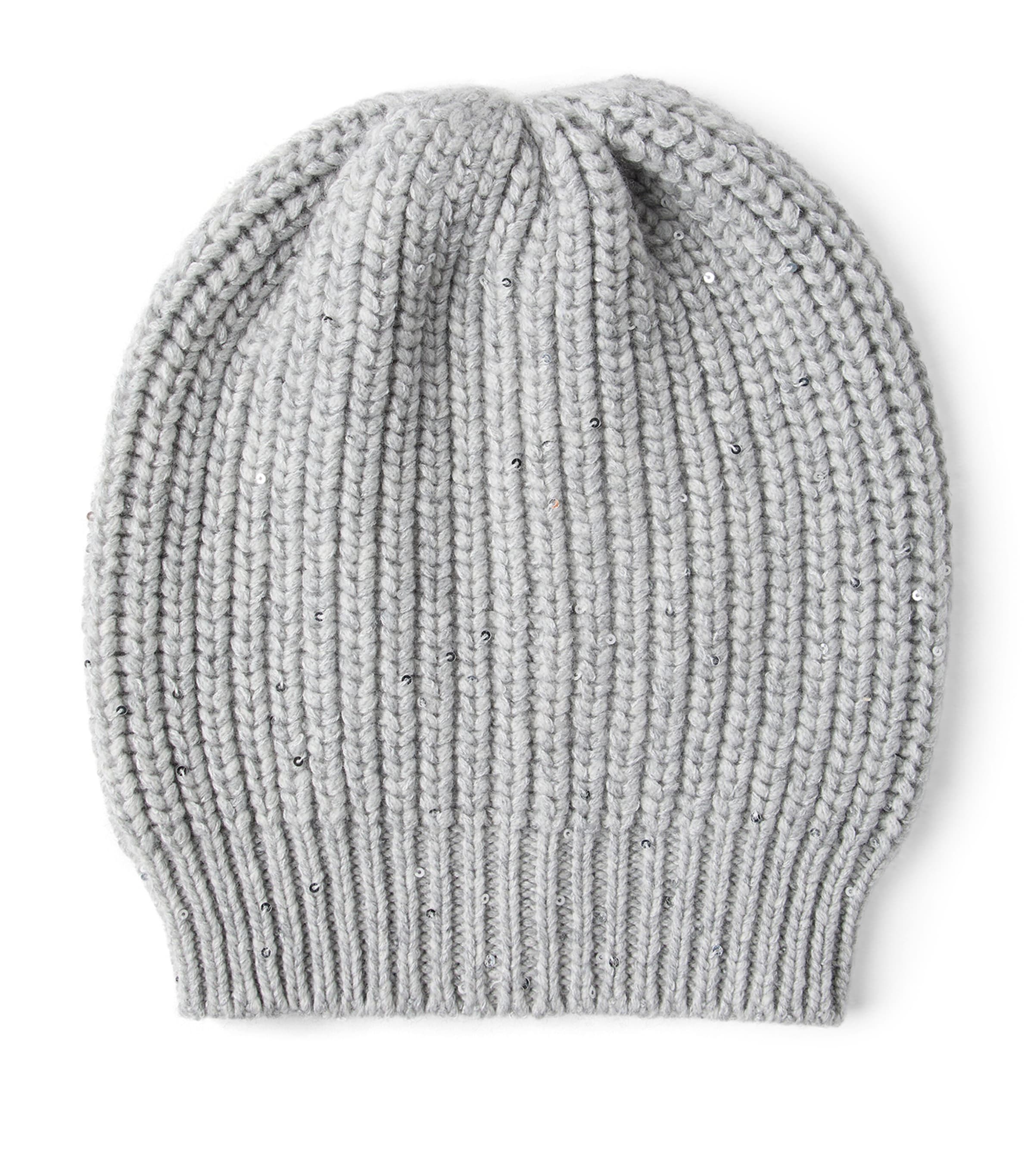 Brunello Cucinelli Cashmere-Silk Sequinned Beanie Image 1