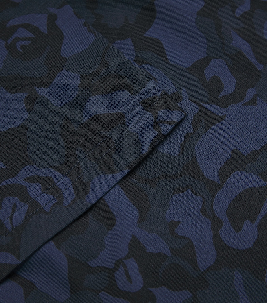 Micro Modal London T-Shirt 014NAV Image 5