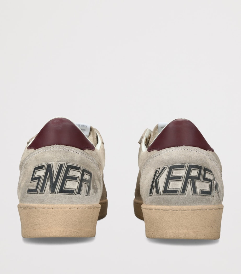 Golden Goose Suede Ball Star Sneakers Beige Comb Image 4