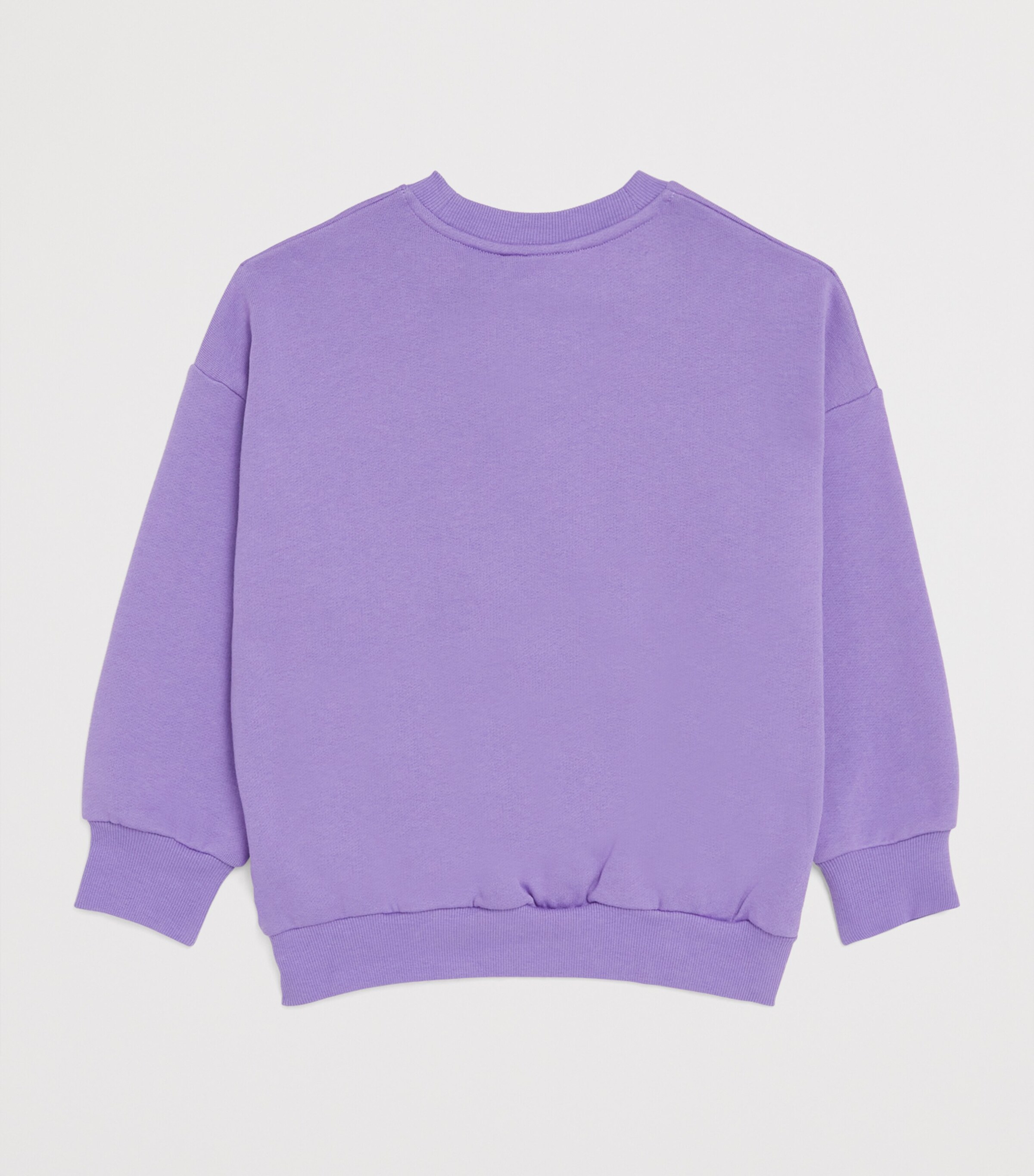 Organic Cotton Heart in Shoes Sweatshirt (3-11 Years) 45PURPLE Image 2