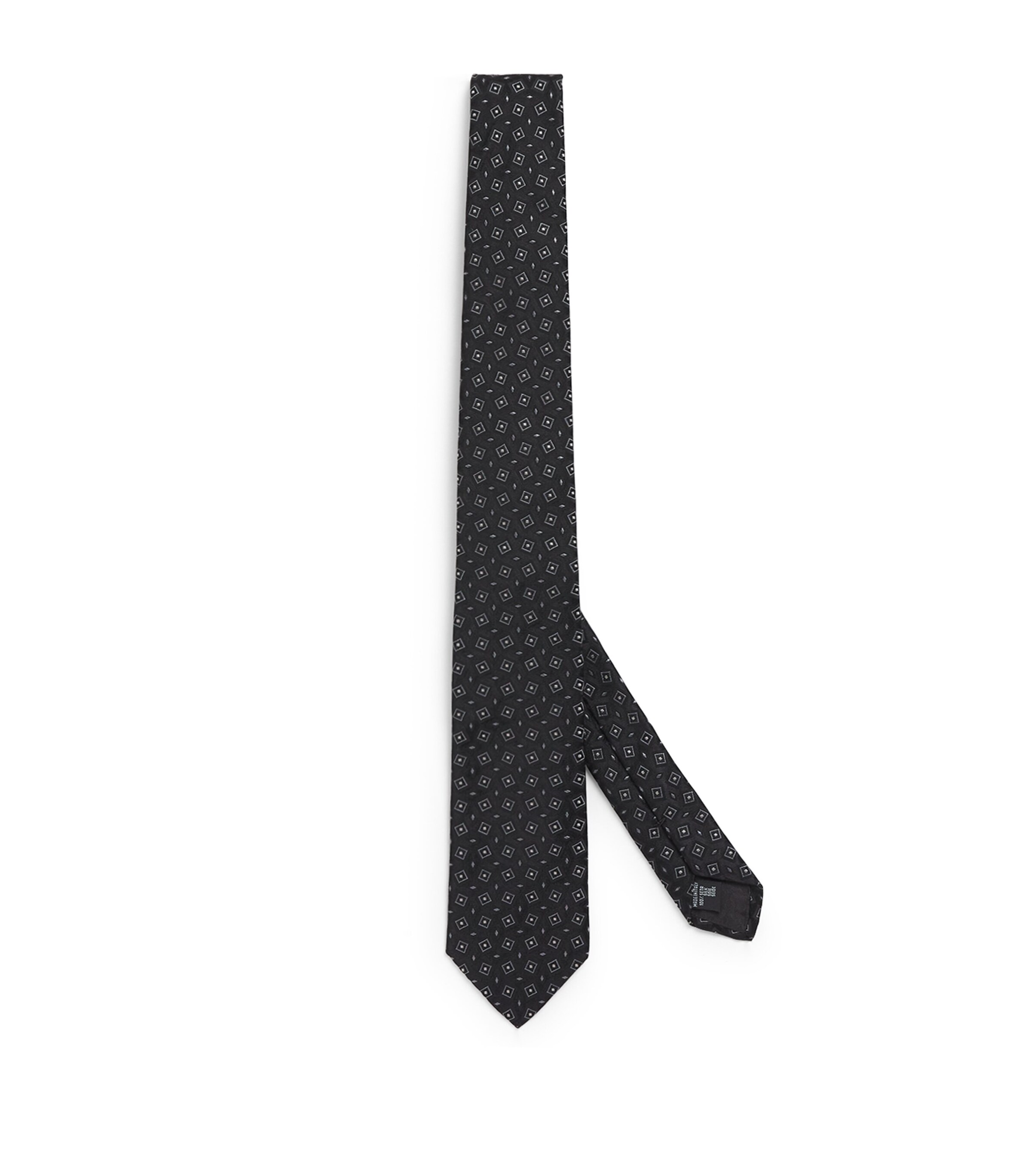 Giorgio Armani Silk Geometric Jacquard Tie | Men Accessories | Ties | Neckties | Silk Ties | Designers | Giorgio Armani | Men New In | Mens Accessories | Partywear | Mens | Accessories