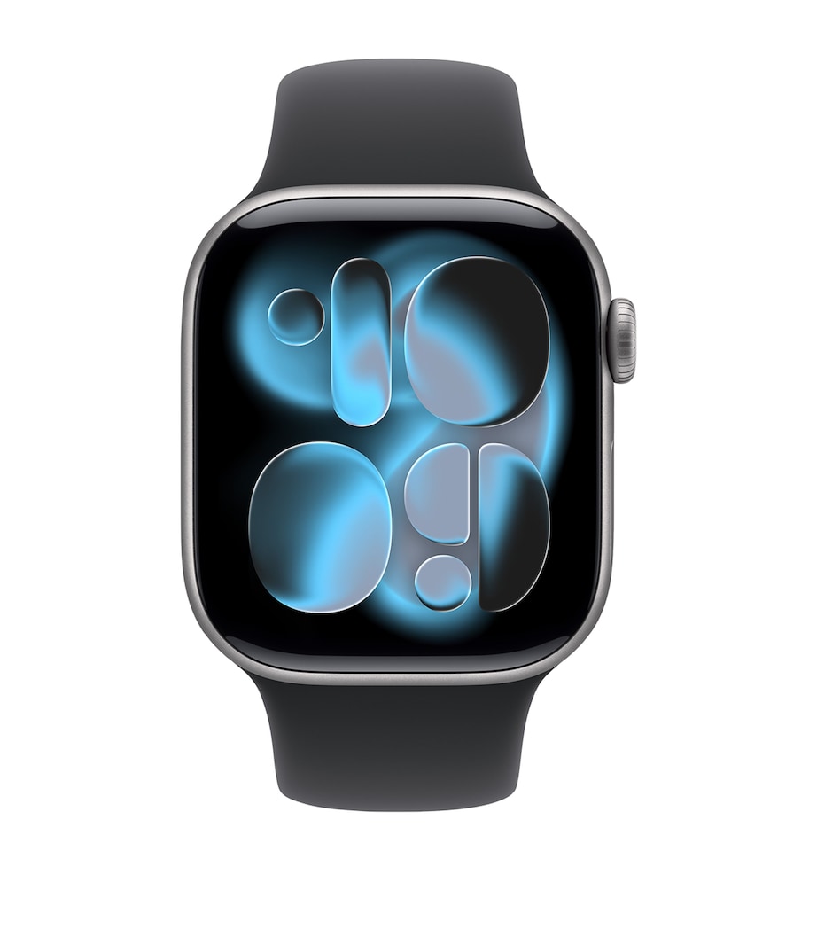 Apple Watch Series 11 - Space Grey Aluminium with Black Sport Band, 42mm, Small/Medium SPACE GREY Image 1