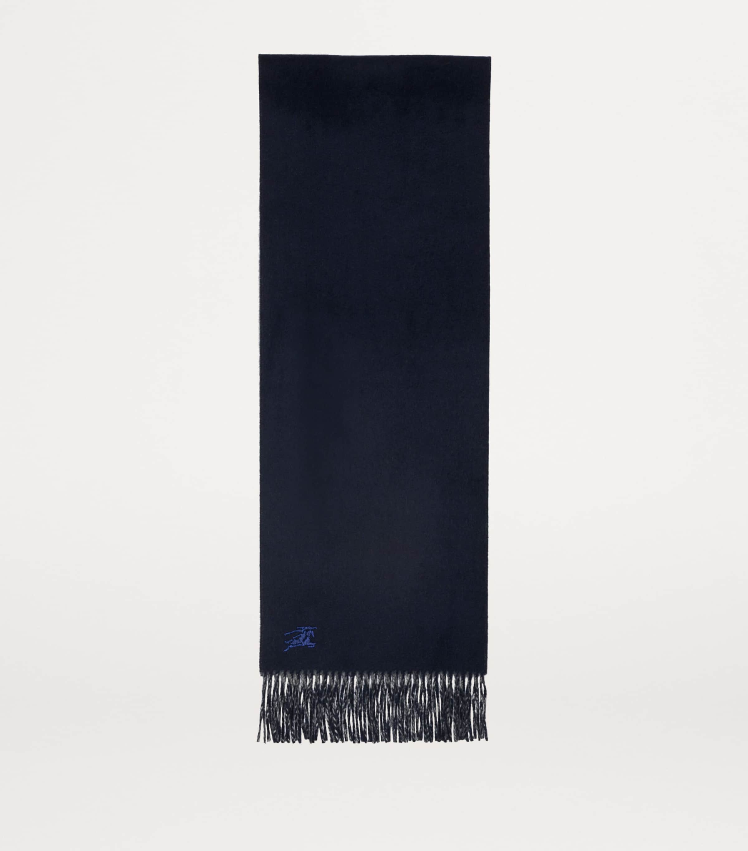 Cashmere Reversible Scarf GREY / NAVY Image 4