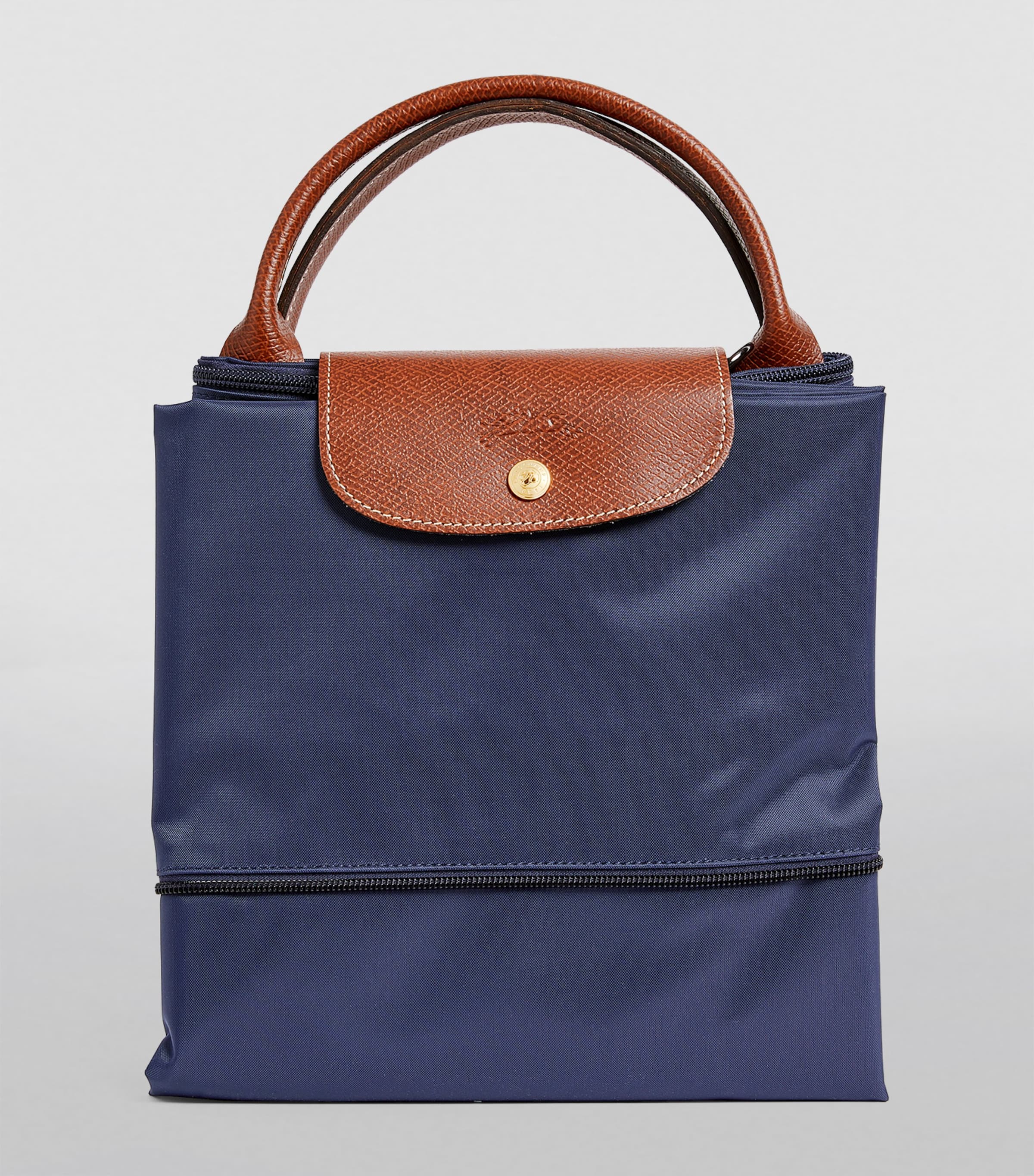 Expandable Le Pliage Original Travel Bag P68 NAVY Image 5