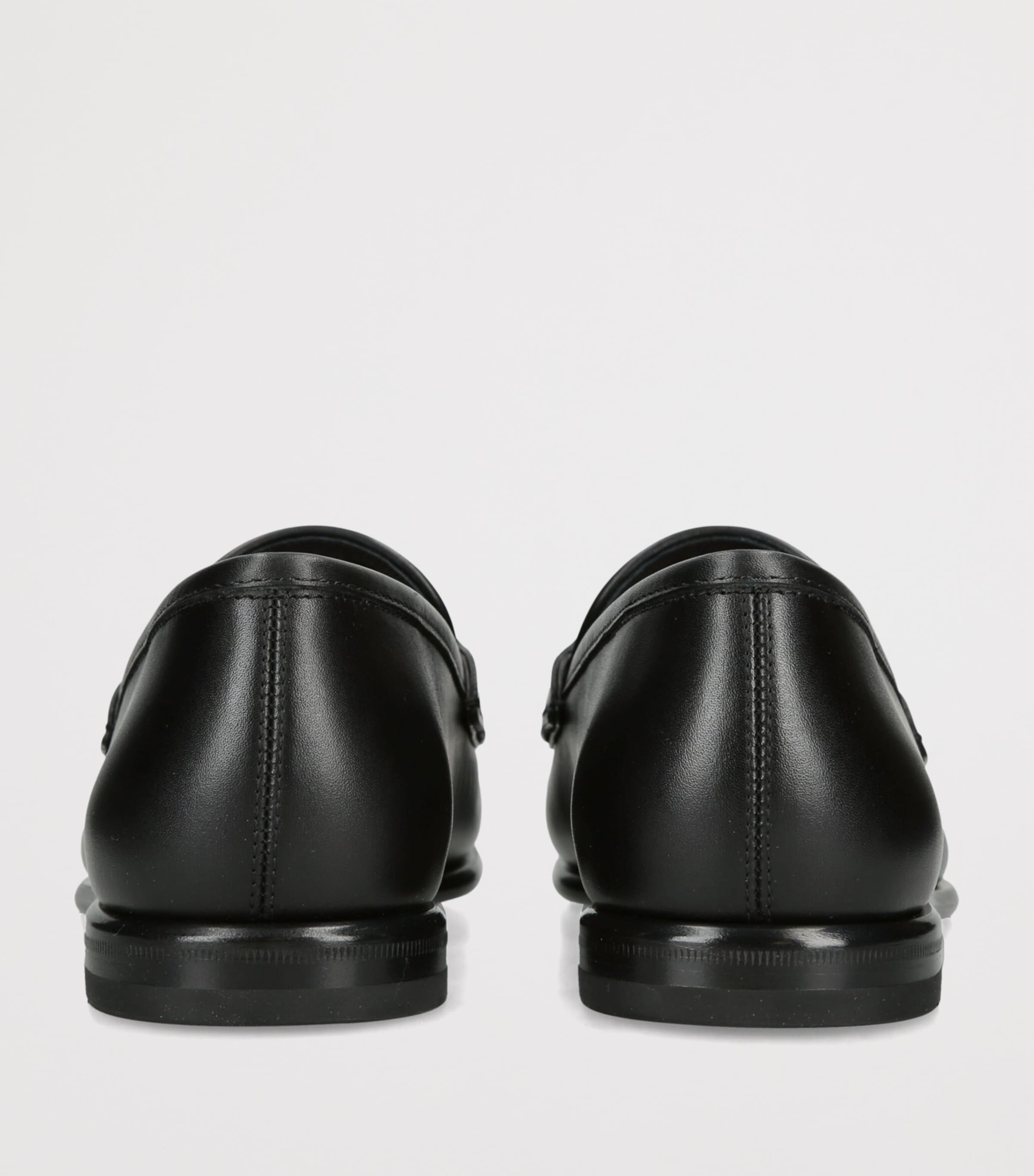 Salvatore Ferragamo Leather Avril Loafers Black Image 4