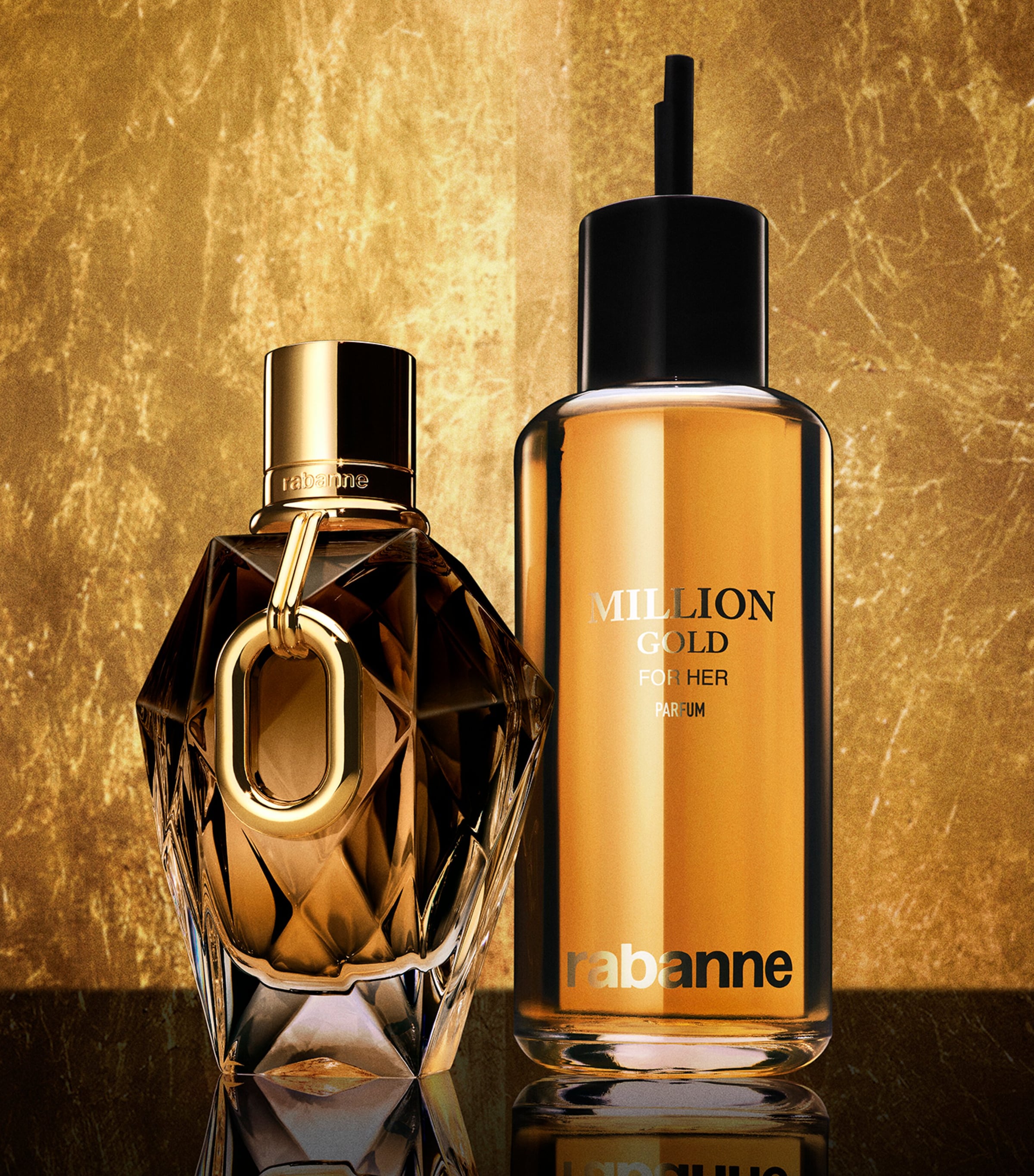 Million Gold for Her Eau de Parfum (200ml) – Refill NO COLOUR Image 4