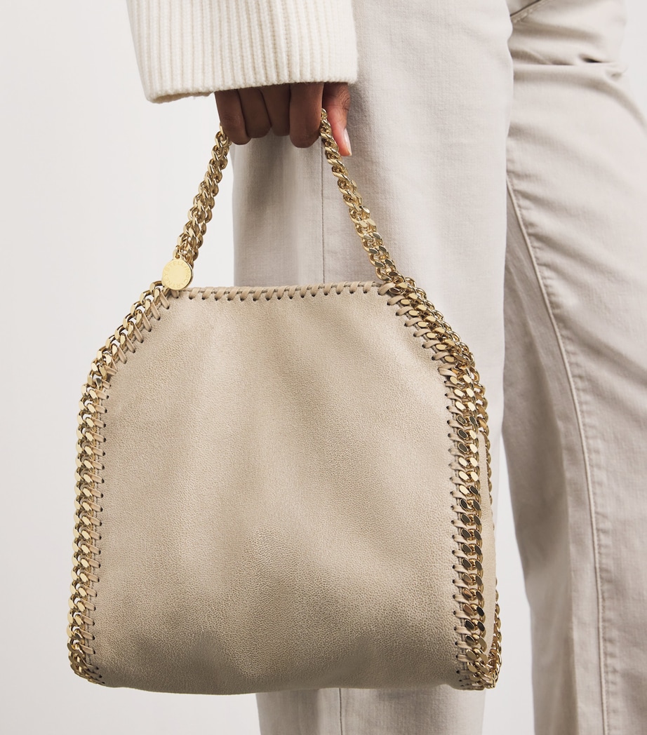 Mini Falabella Tote Bag 9300 BUTTER CREAM Image 6