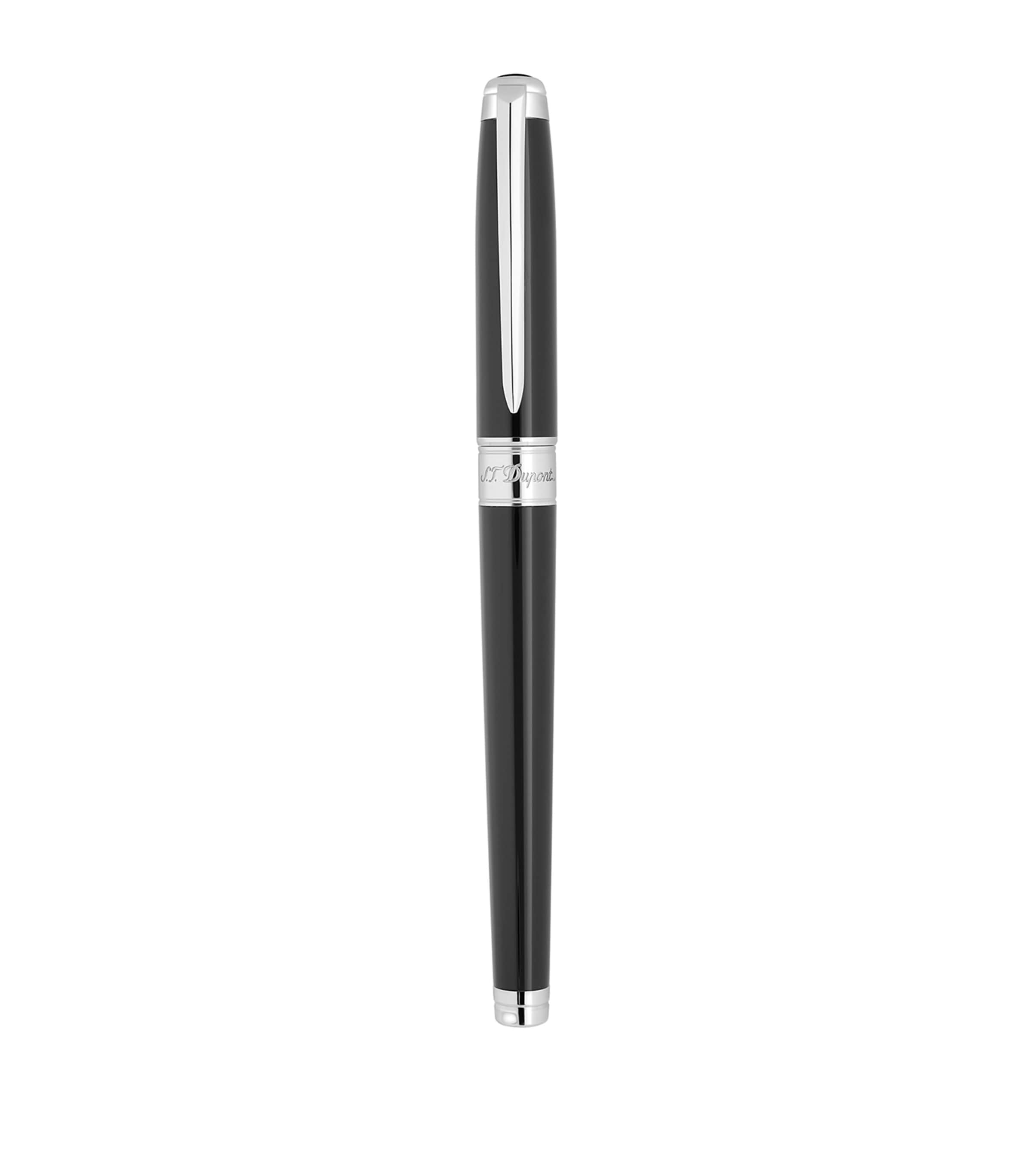 St Dupont Line D Eternity Fountain Pen In Black