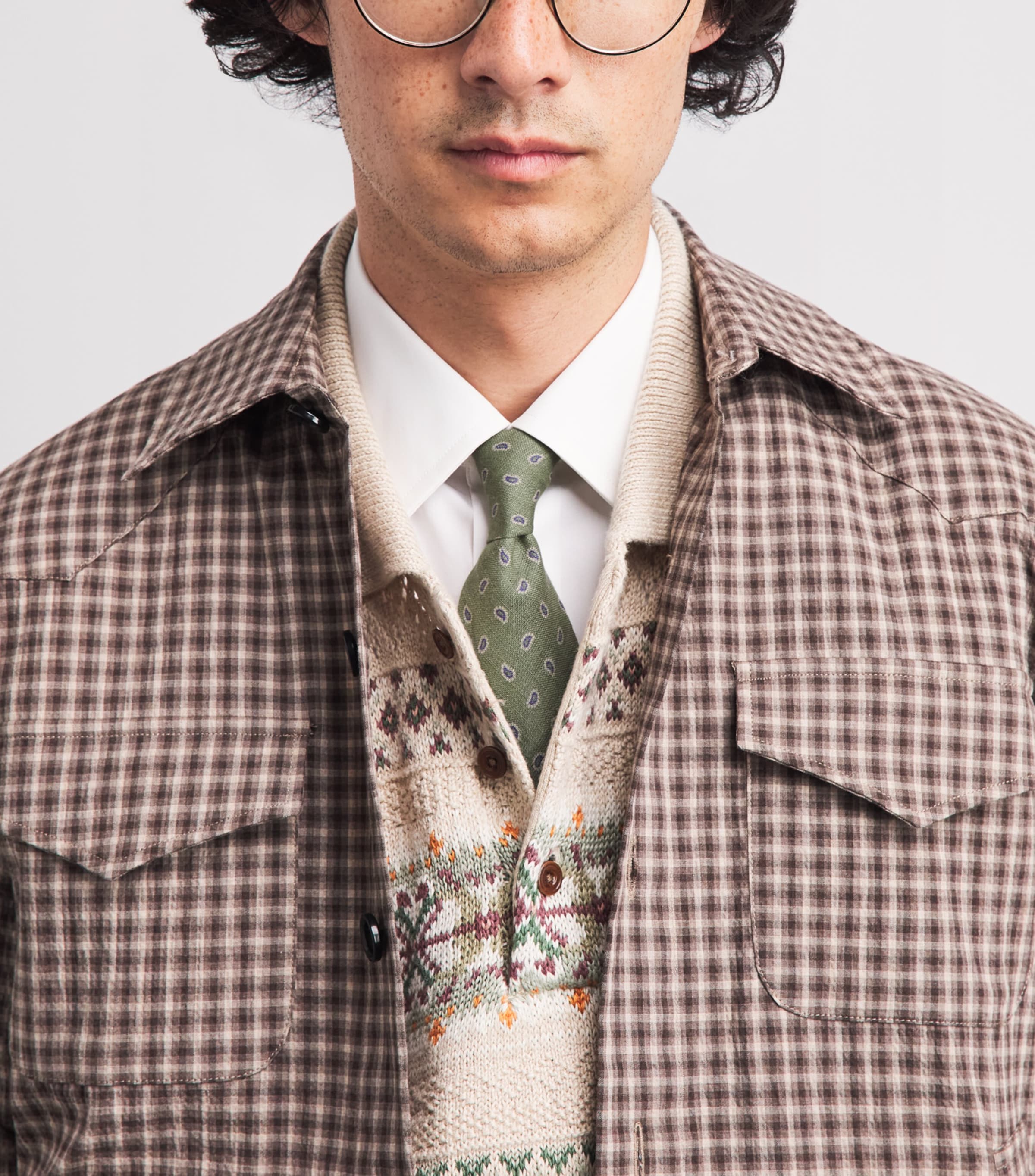 Polo Ralph Lauren Silk Paisley Print Tie Fatigue Image 3