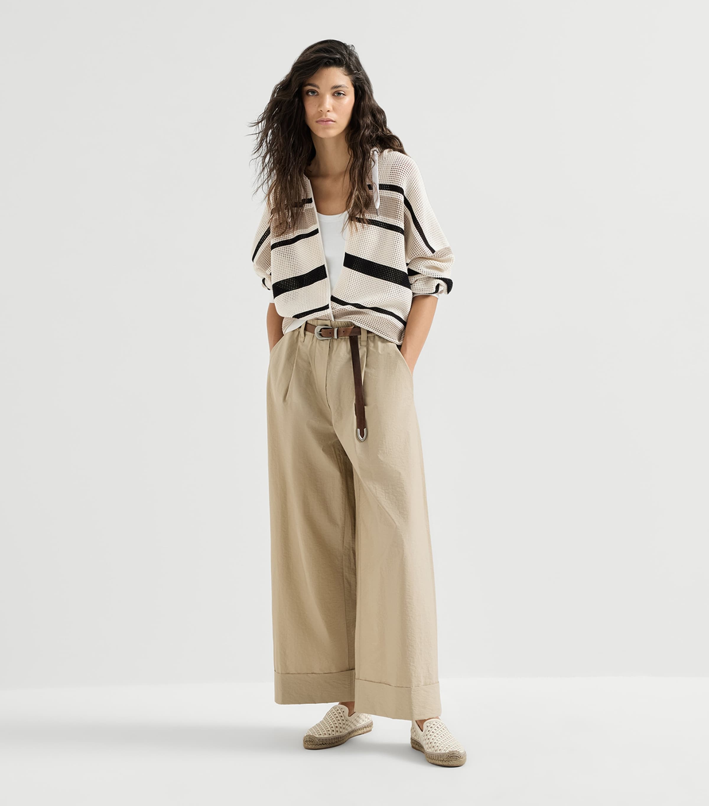 Brunello Cucinelli Womens Pleated Trousers Image 2