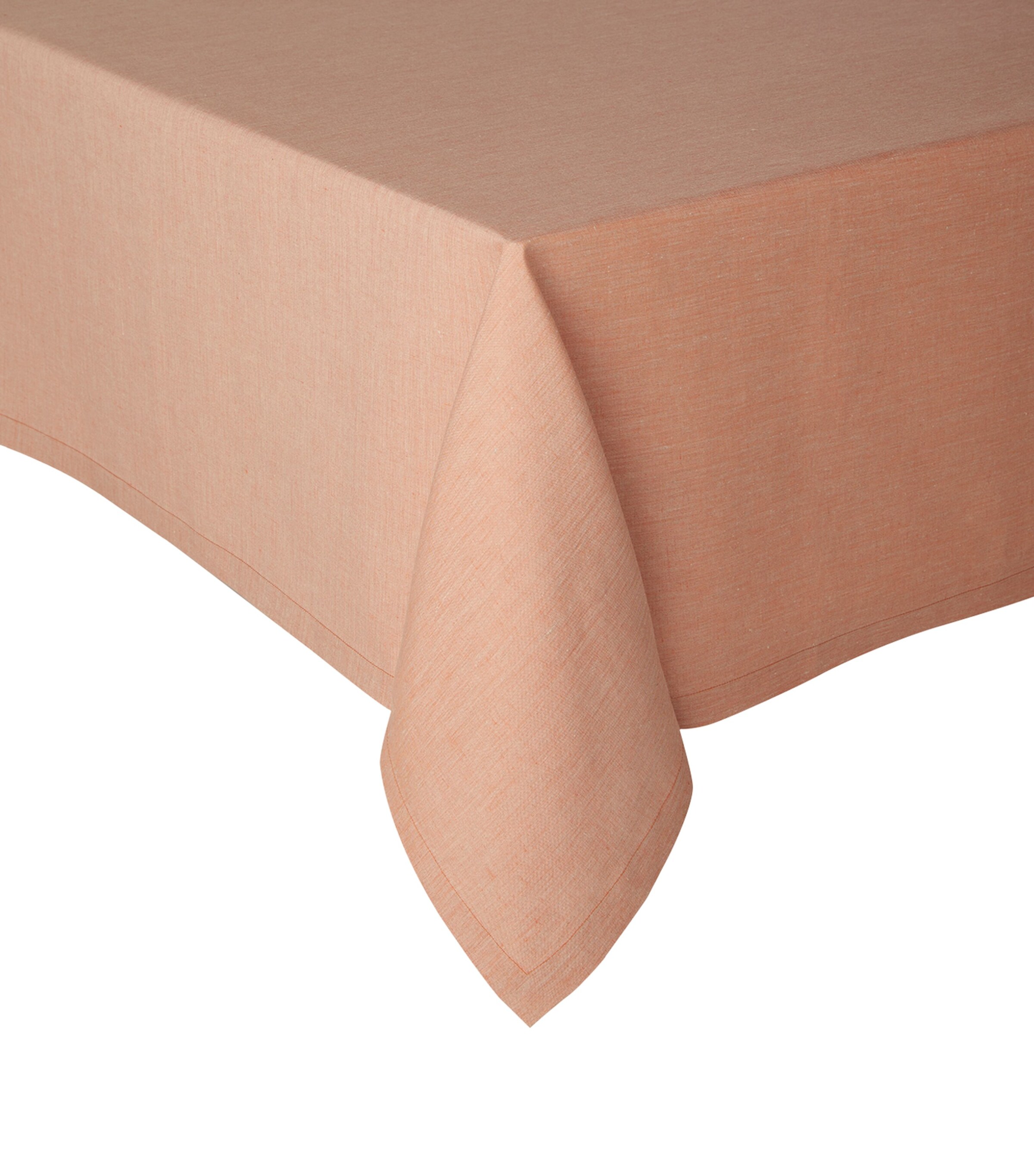 Alexandre Turpault Linen Chambray Tablecloth In Red
