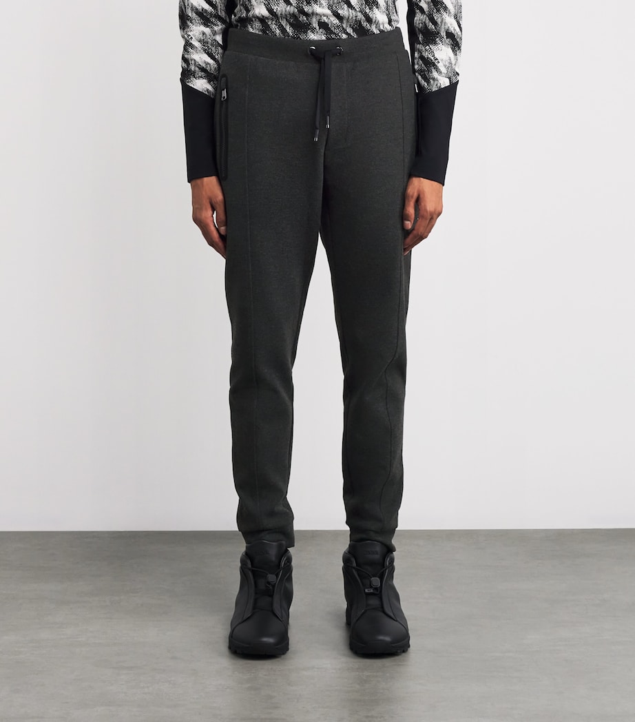 Flannel Bono Sweatpants 021-ANTHRA MELANGE Image 3