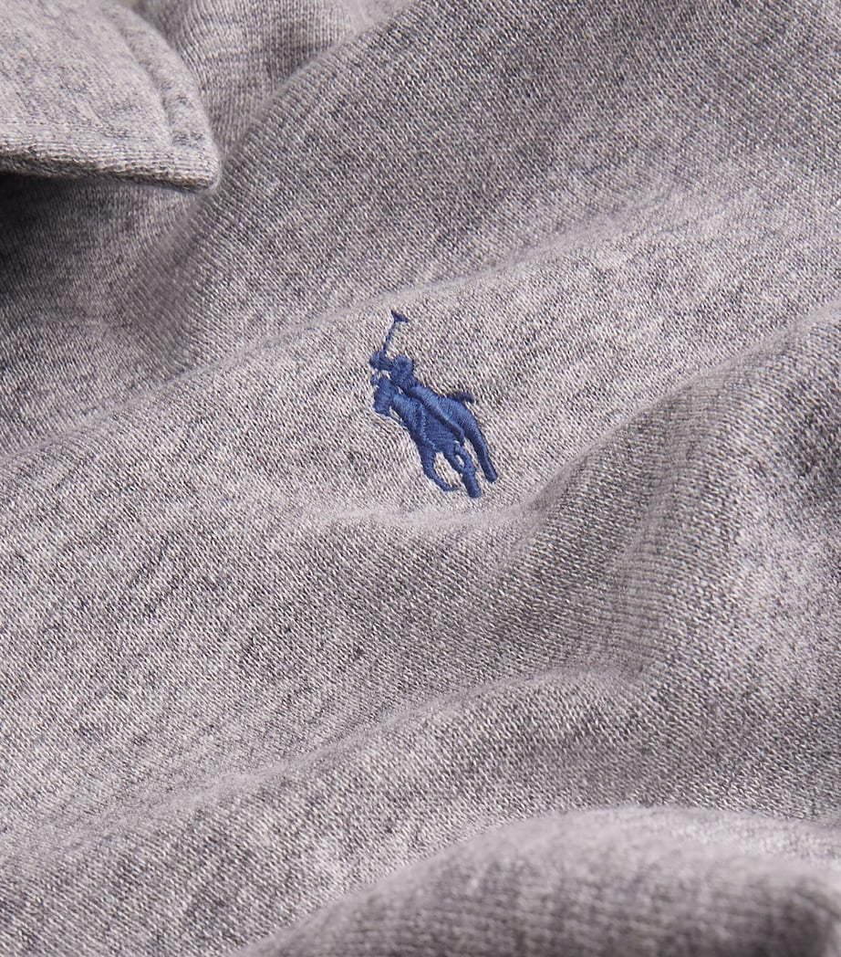 Cotton-Blend Quarter-Zip Sweatshirt DARK VINTAGE HEATHER Image 5