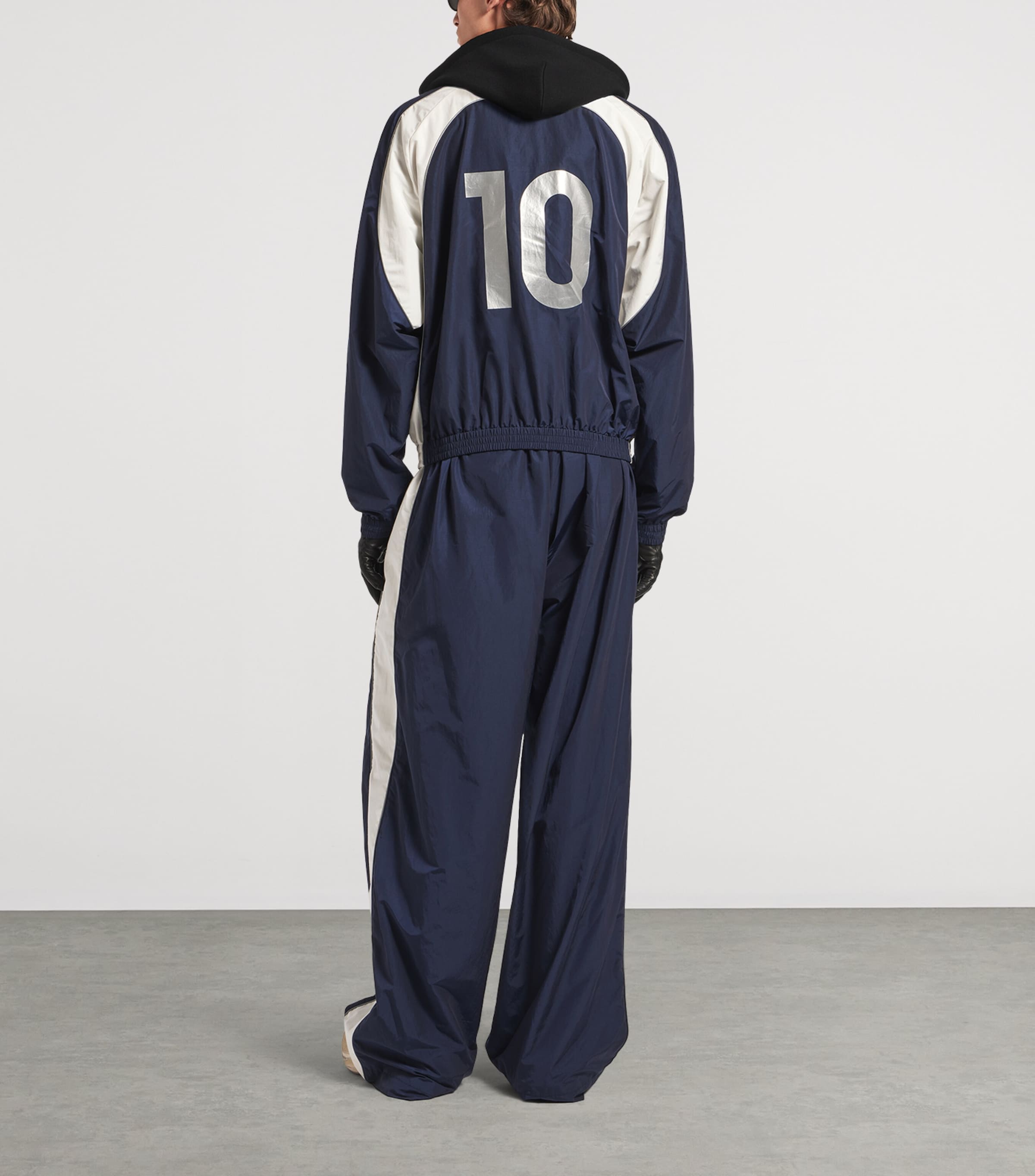 Balenciaga Mens Cotton-Blend Technical Trousers Image 3
