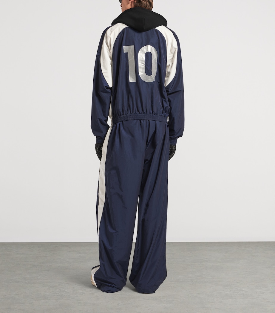 Balenciaga Mens Cotton-Blend Technical Trousers Image 3