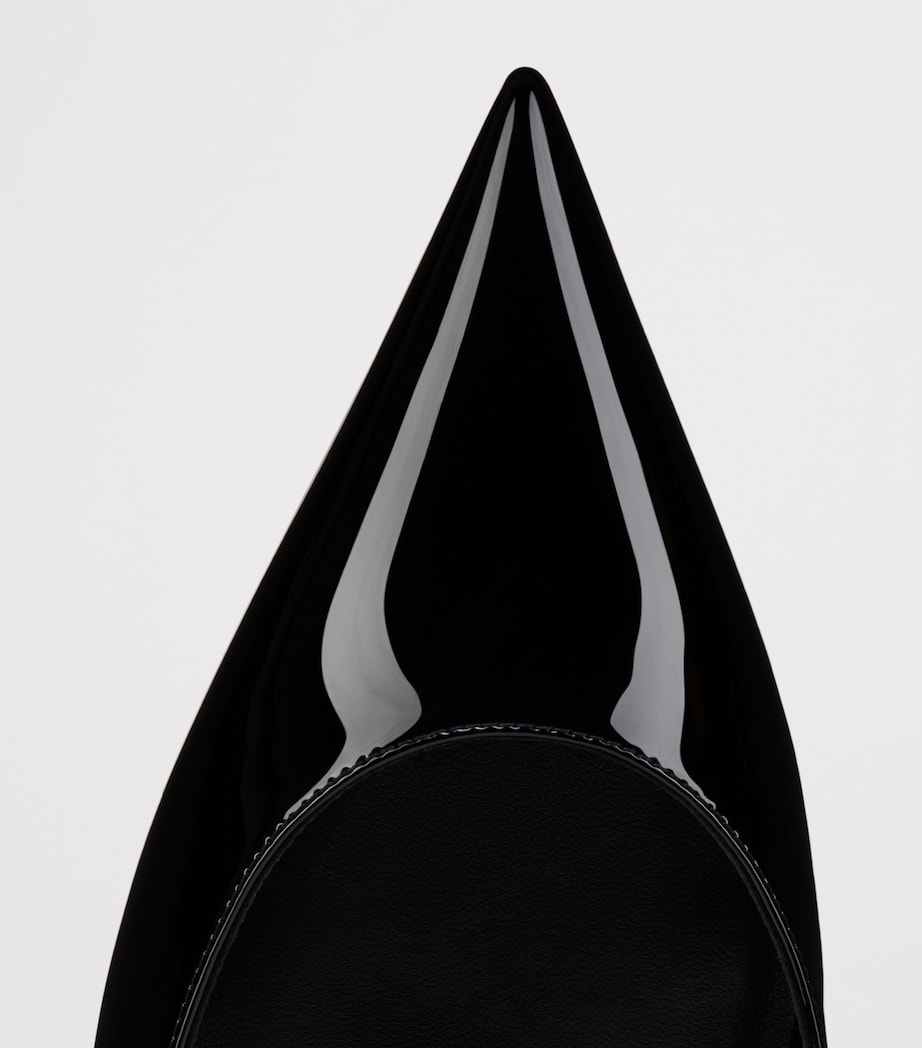 Miss Z Sling Patent Leather Slingback Pumps 60 B439 Image 4