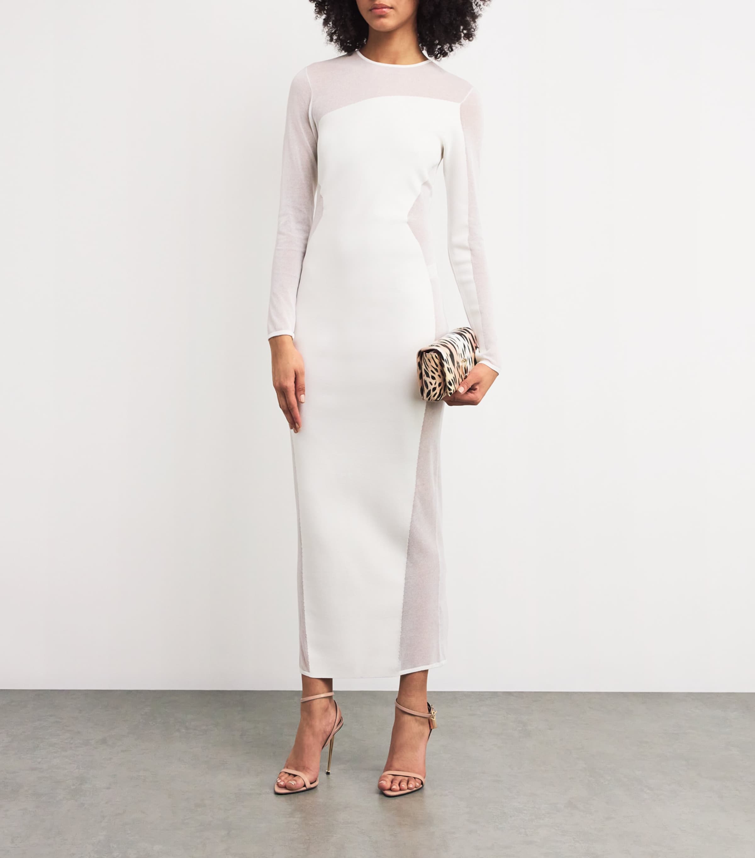 Leather Padlock Sandals 105 BLUSH Image 5