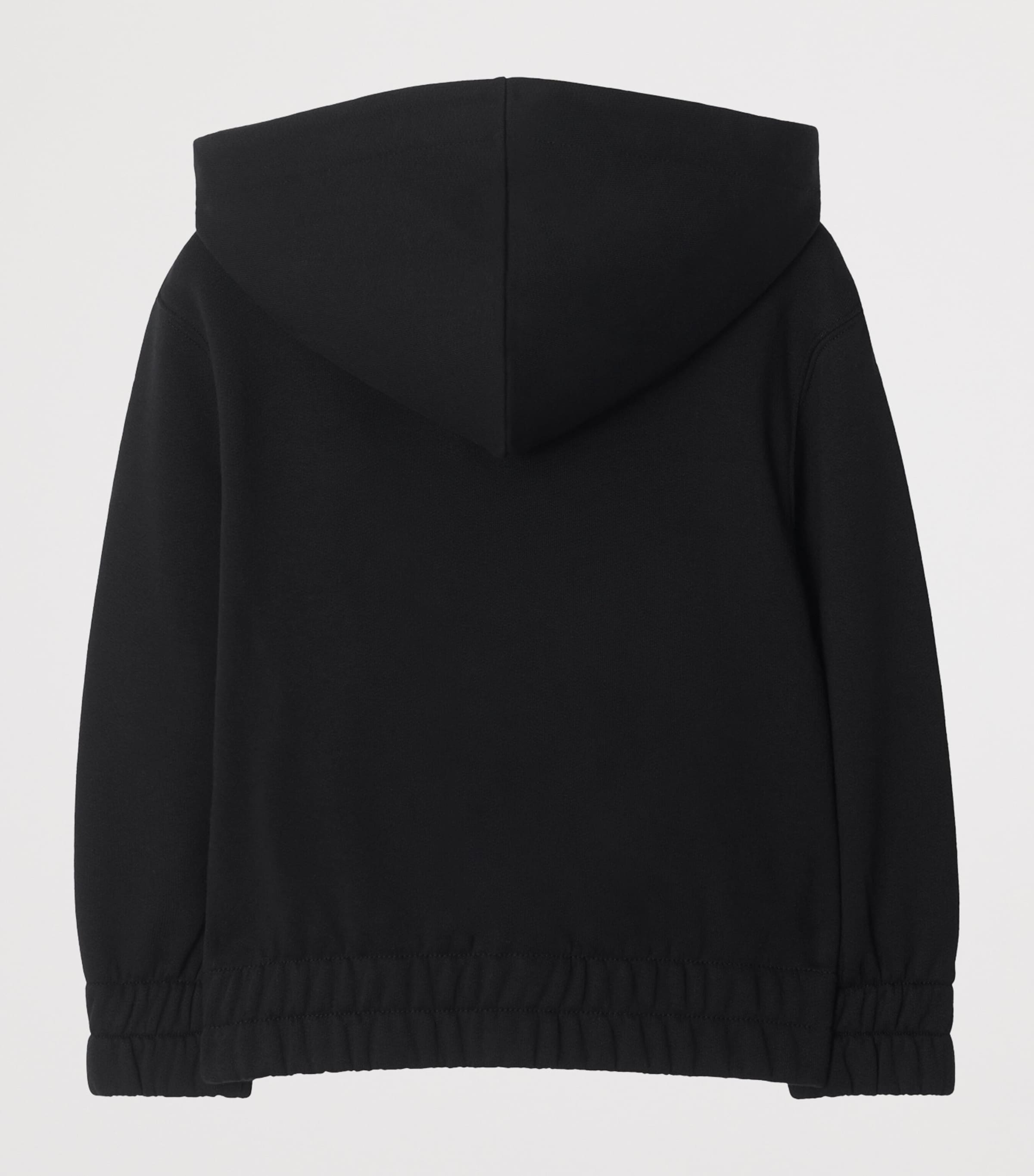 Cotton EKD Zip-Up Hoodie (3-12 Years) BLACK Image 2