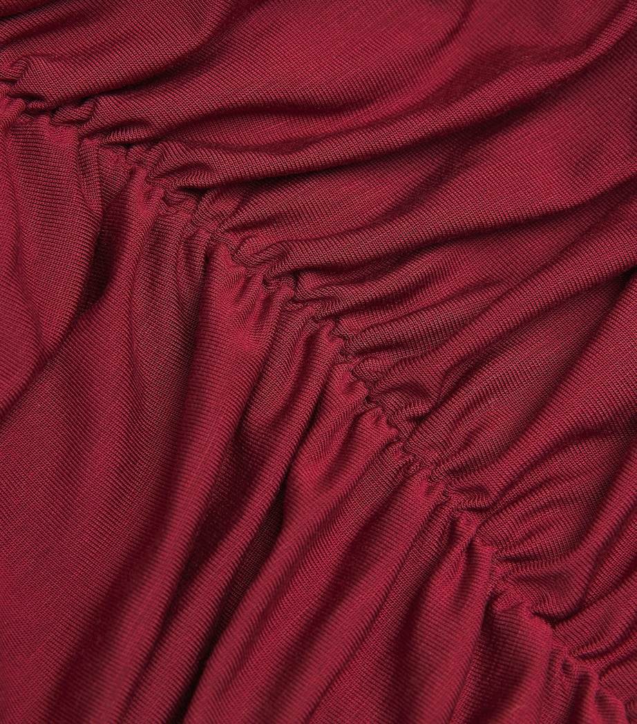 Buttercup Thong Bodysuit BURGUNDY Image 5