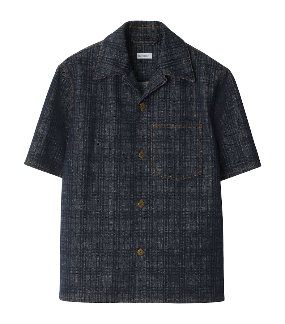 Denim Check Shirt INDIGO IP CHECK Image 1