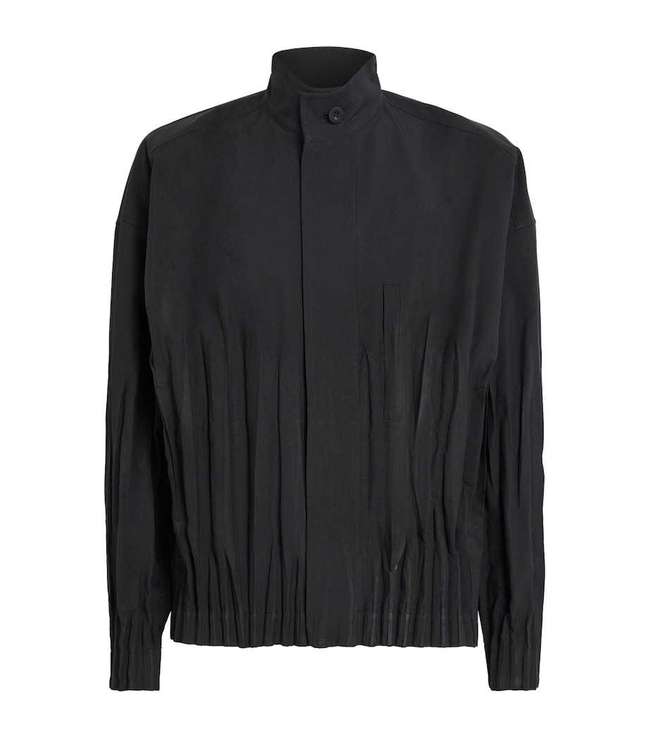 IM MEN Mens Gathered Waft Jacket Black Image 1